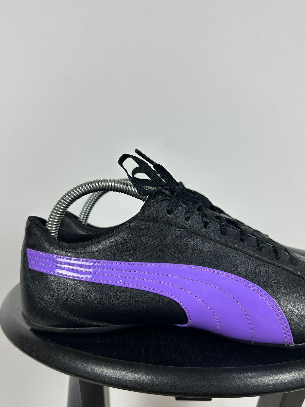 Puma Vintage Puma SpeedCat Y2K Leather Black/Purple Sneakers Size US 9 / IT 39 - 13 Thumbnail
