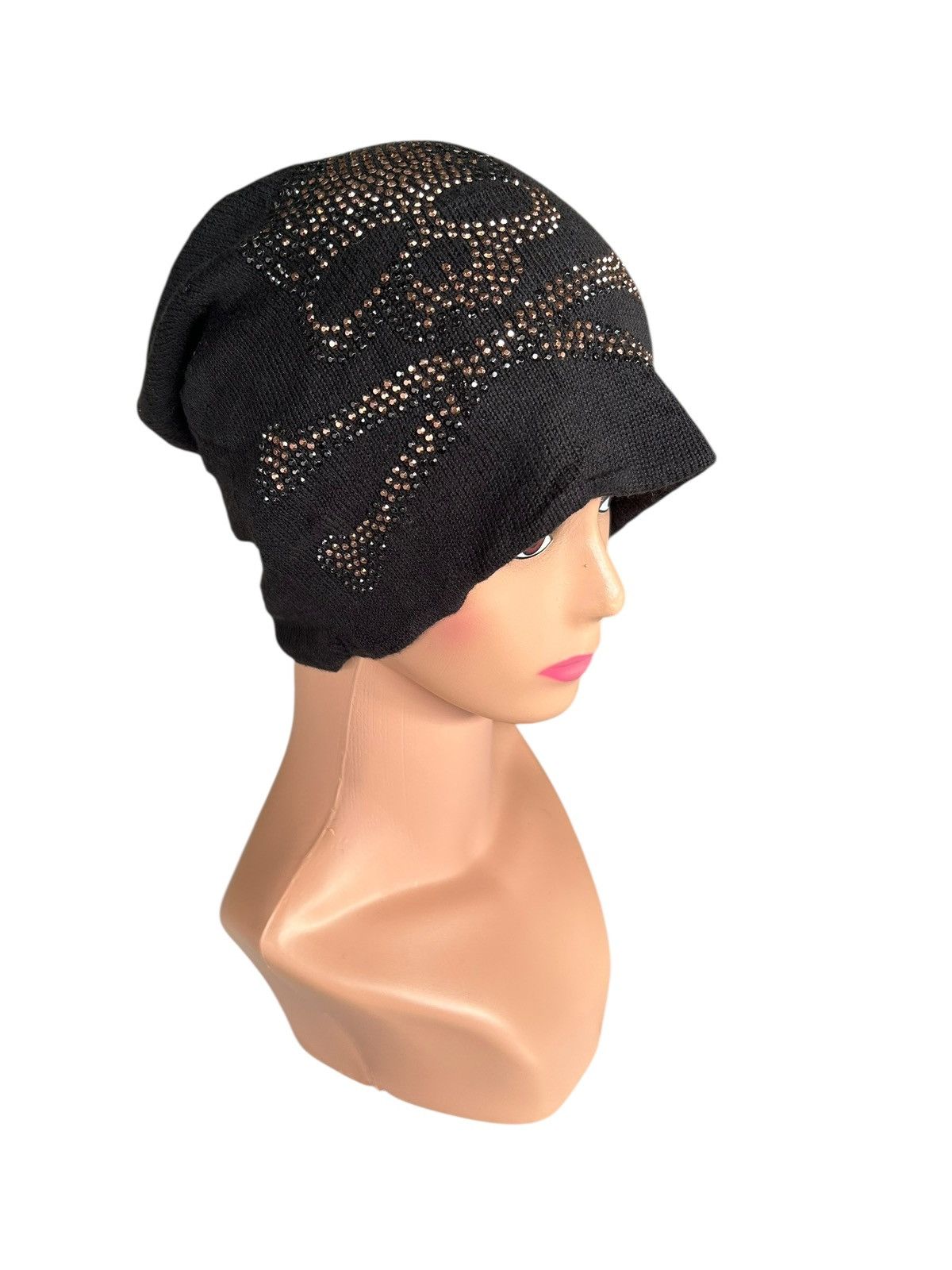 Japanese Brand × Kapital × Vintage Skull Japanese Punk Bondage Style Beanie Hats Size ONE SIZE - 2 Thumbnail