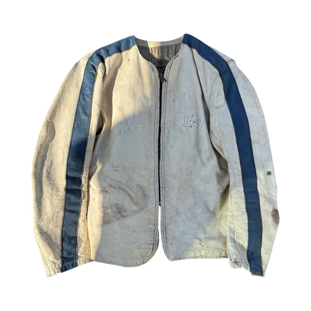 Harley Davidson Vintage Bates Harley Davidson Racing Leather Jacket Size US M / EU 48-50 / 2 - 1 Thumbnail
