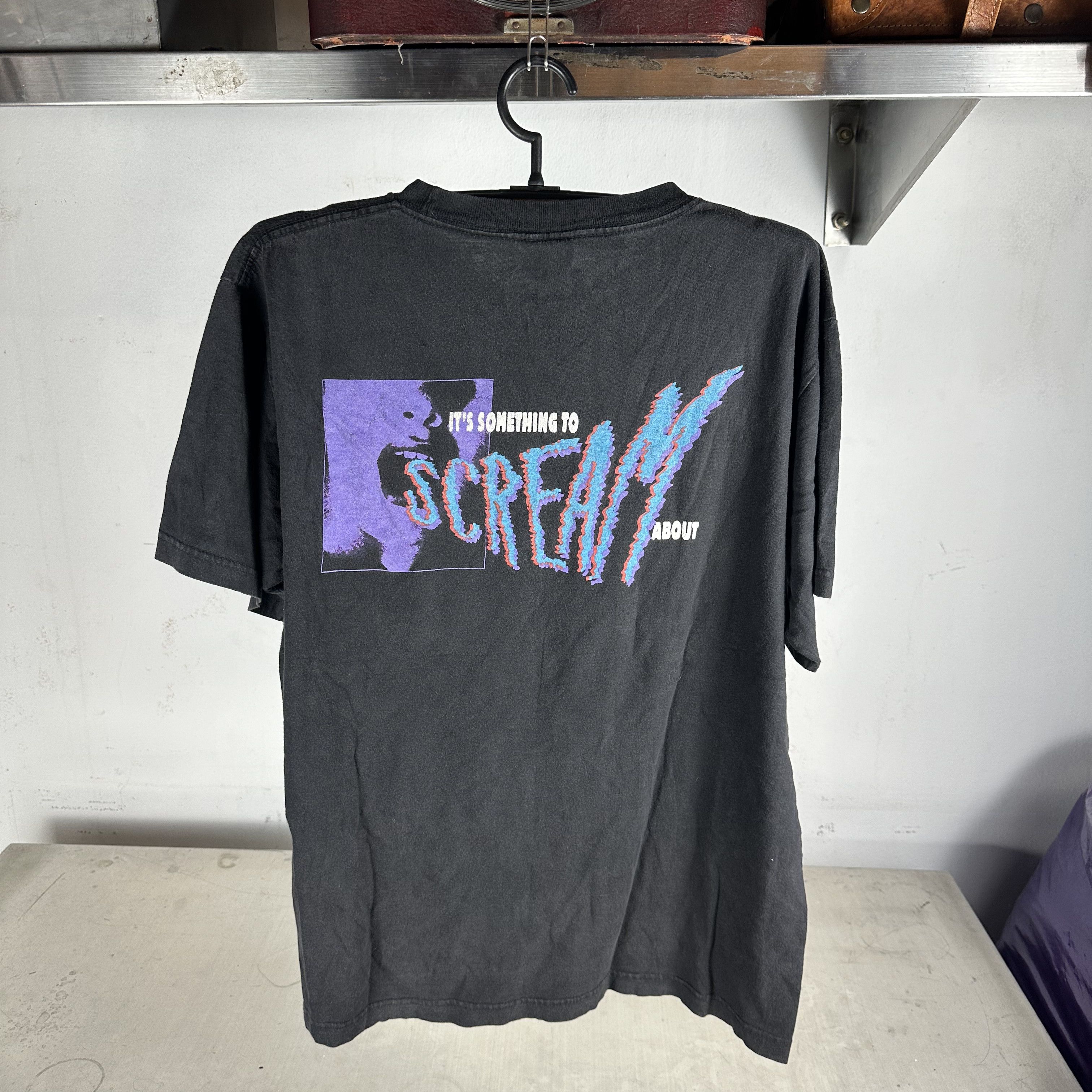 Vintage Vintage 90s Rebel Yell 101 Something To Scream About T-shirt Size US L / EU 52-54 / 3 - 3 Thumbnail