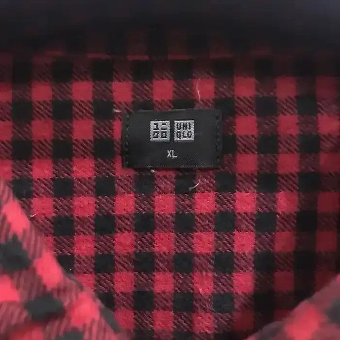 Flannel Japanese Brand Uniqlo Plaid Tartan Flannel Shirt Size US XL / EU 56 / 4 - 4 Thumbnail