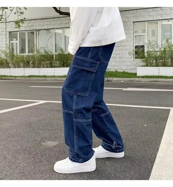 Other Skateboard Baggy Carpenter Denim Jeans Cargo y2k Size US 34 / EU 50 - 4 Thumbnail