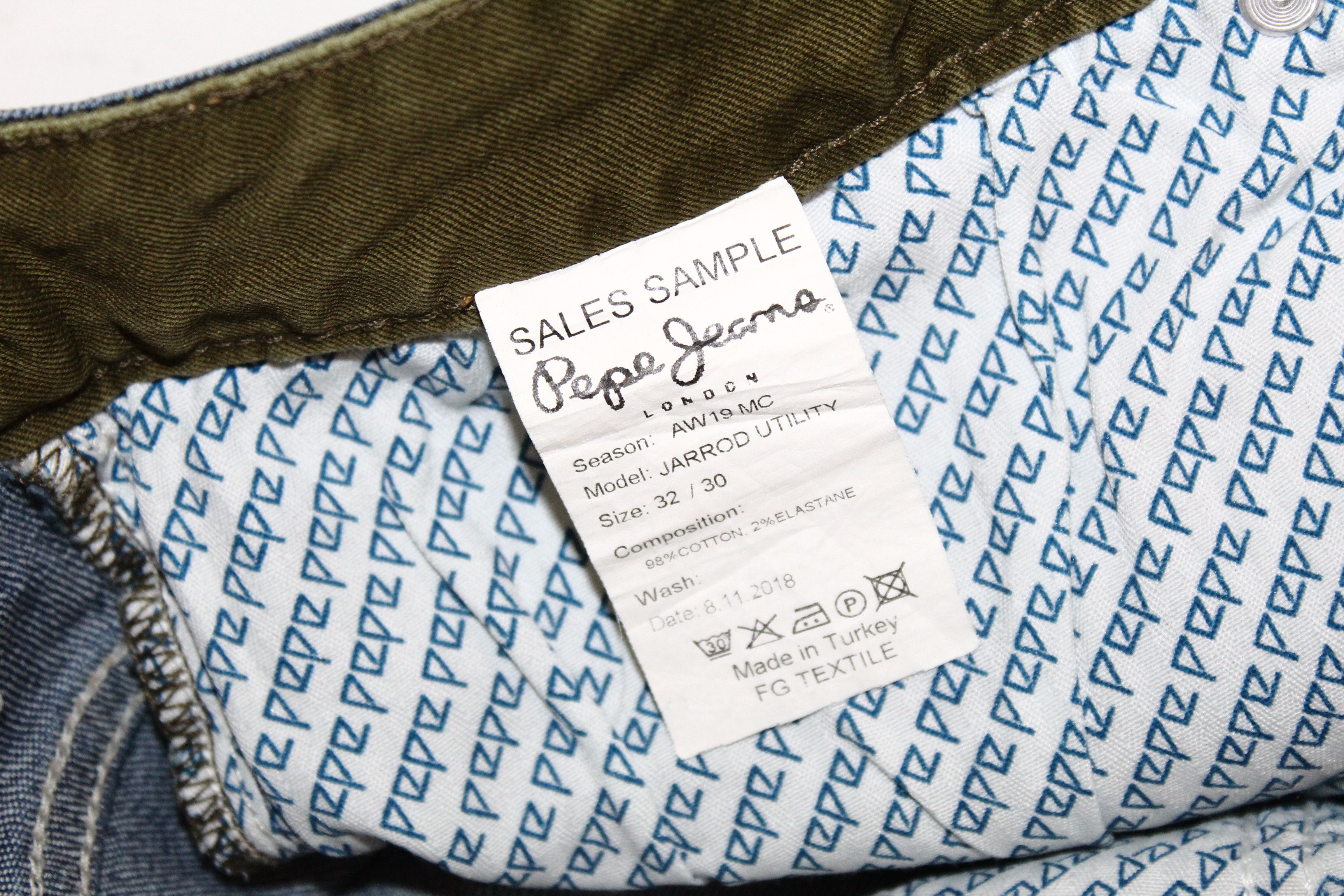 Japanese Brand Y2K🔥PEPE Archive Jarrod Utility Faded Denim Baggy Pants Size US 32 / EU 48 - 11 Thumbnail