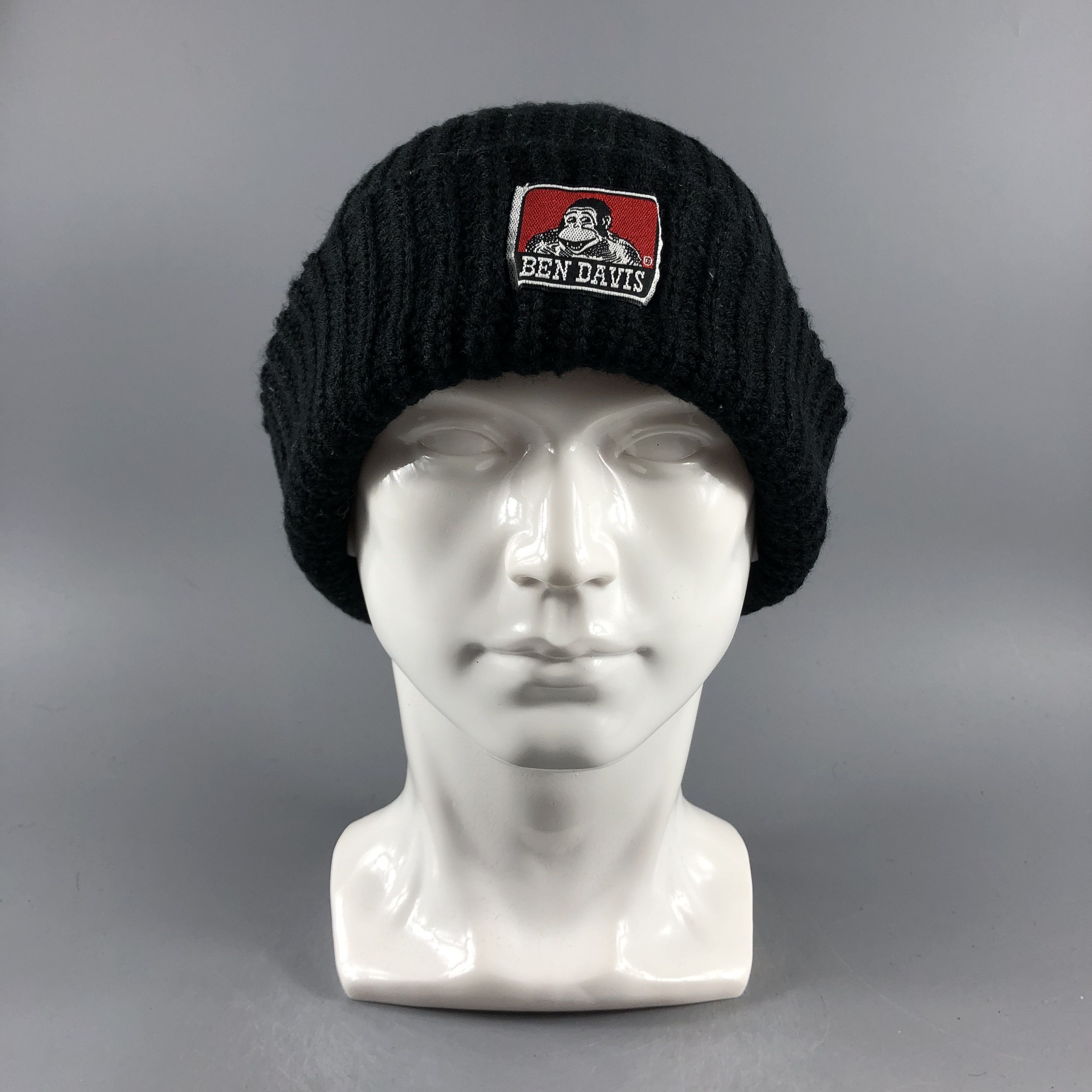 Ben Davis × Vintage Ben Davis Ribbed Beanie Snow Hat Snow Cap -D489 Size ONE SIZE - 8 Thumbnail