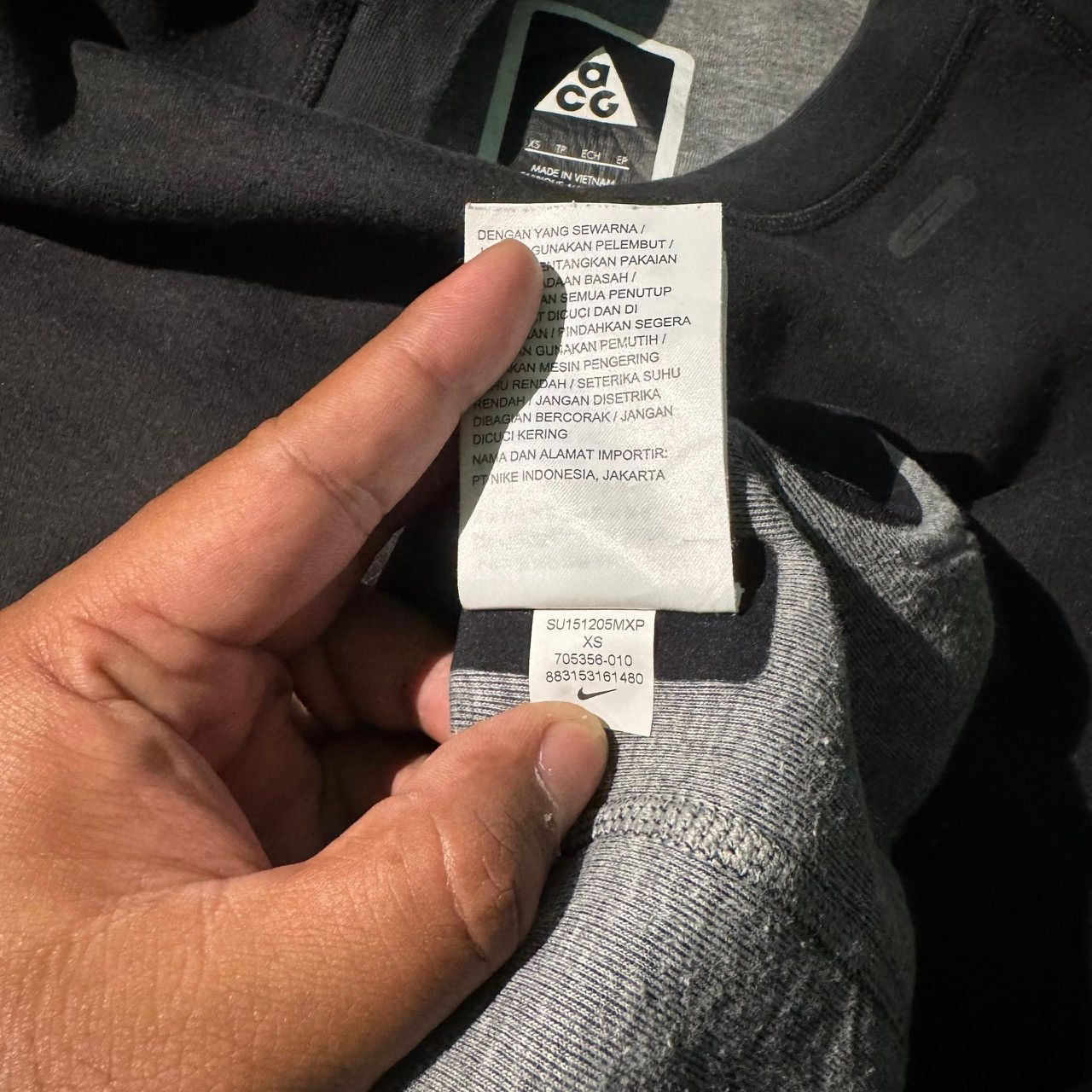 Nike NIKE ACG Big Logo Crewneck Pullover Sweater #A6-0139 Size US XS / EU 42 / 0 - 12 Thumbnail