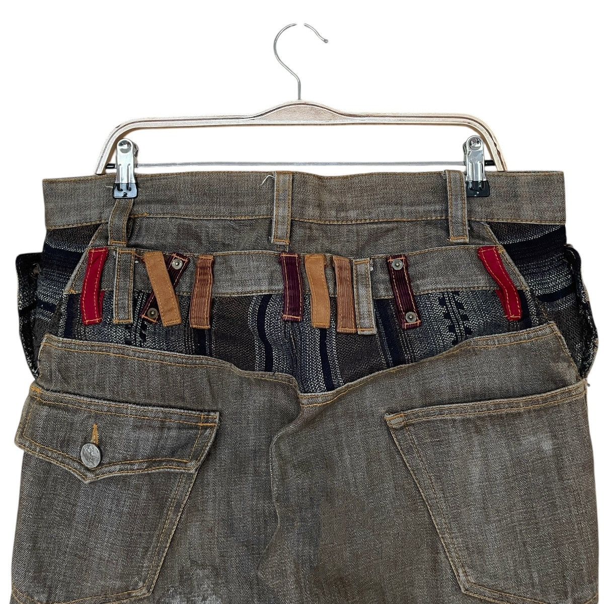 If Six Was Nine Vintage Japanese Brand Breath Mint Double Waist Jeans 2000s Size US 44 / EU 60 - 4 Thumbnail
