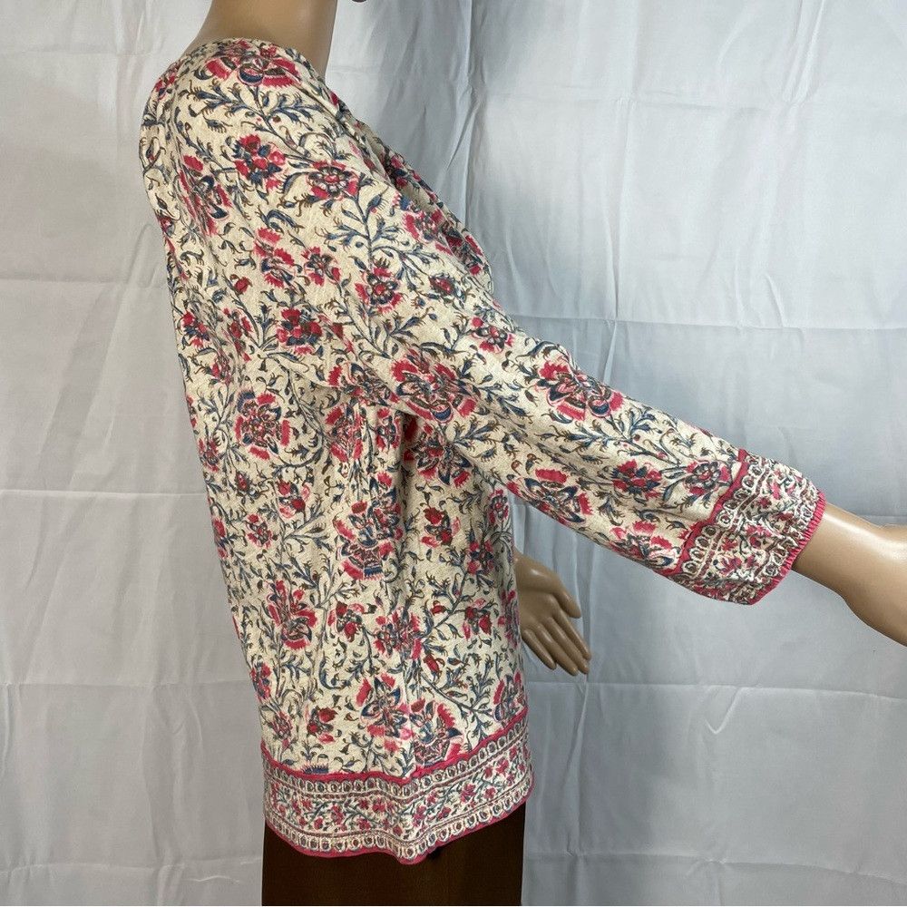 Ralph Lauren NWT New Ralph Lauren Floral Cotton 3/4 Length Sleeve Peasan Size S / US 4 / IT 40 - 3 Thumbnail