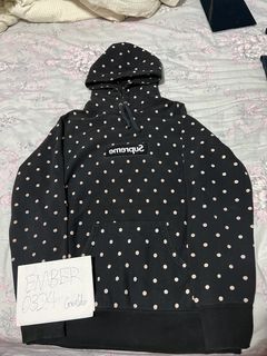 Supreme cdg box on sale logo polka dot