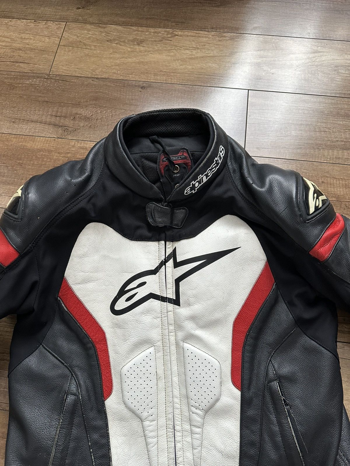 Alpinestars Alpinestars Vintage Zip Leather Moto Jacket Size US L / EU 52-54 / 3 - 4 Thumbnail