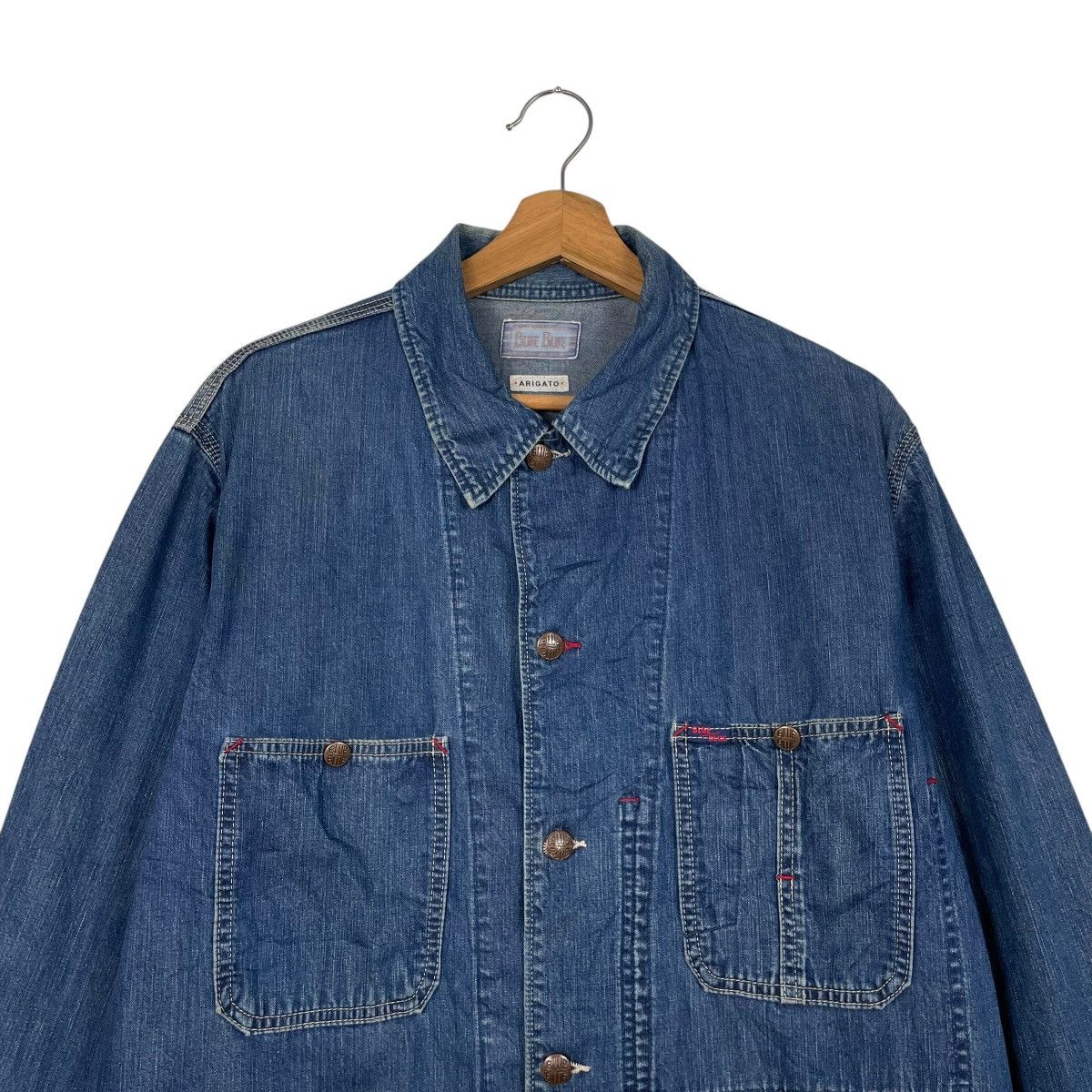 Blue Blue Japan Blue Blue Japan Arigato Workwear Denim Jacket Size US M / EU 48-50 / 2 - 2 Thumbnail