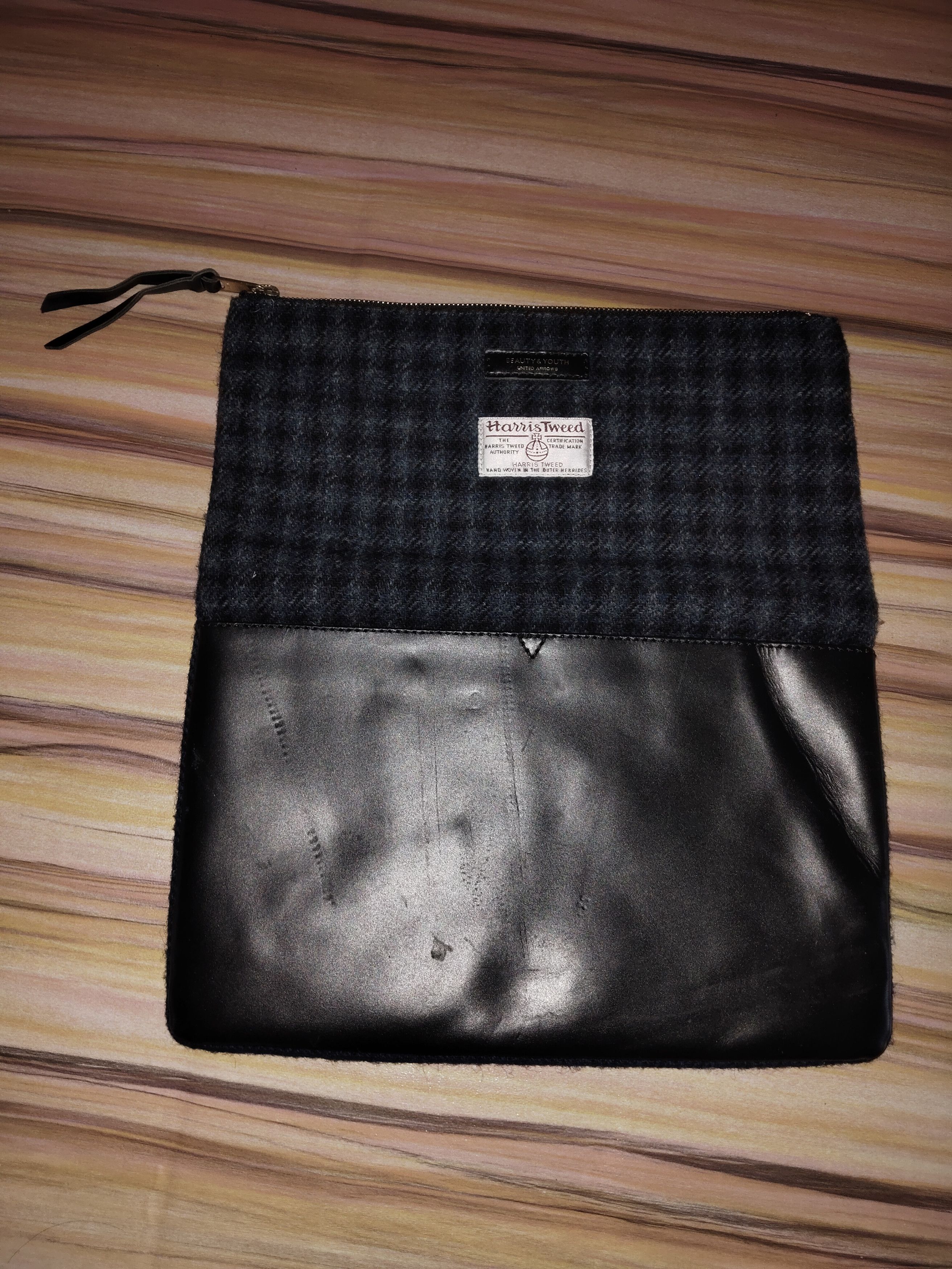 Harris Tweed HARRIS TWEED x BEAUTY & YOUTH Document Bag Size ONE SIZE - 4 Thumbnail