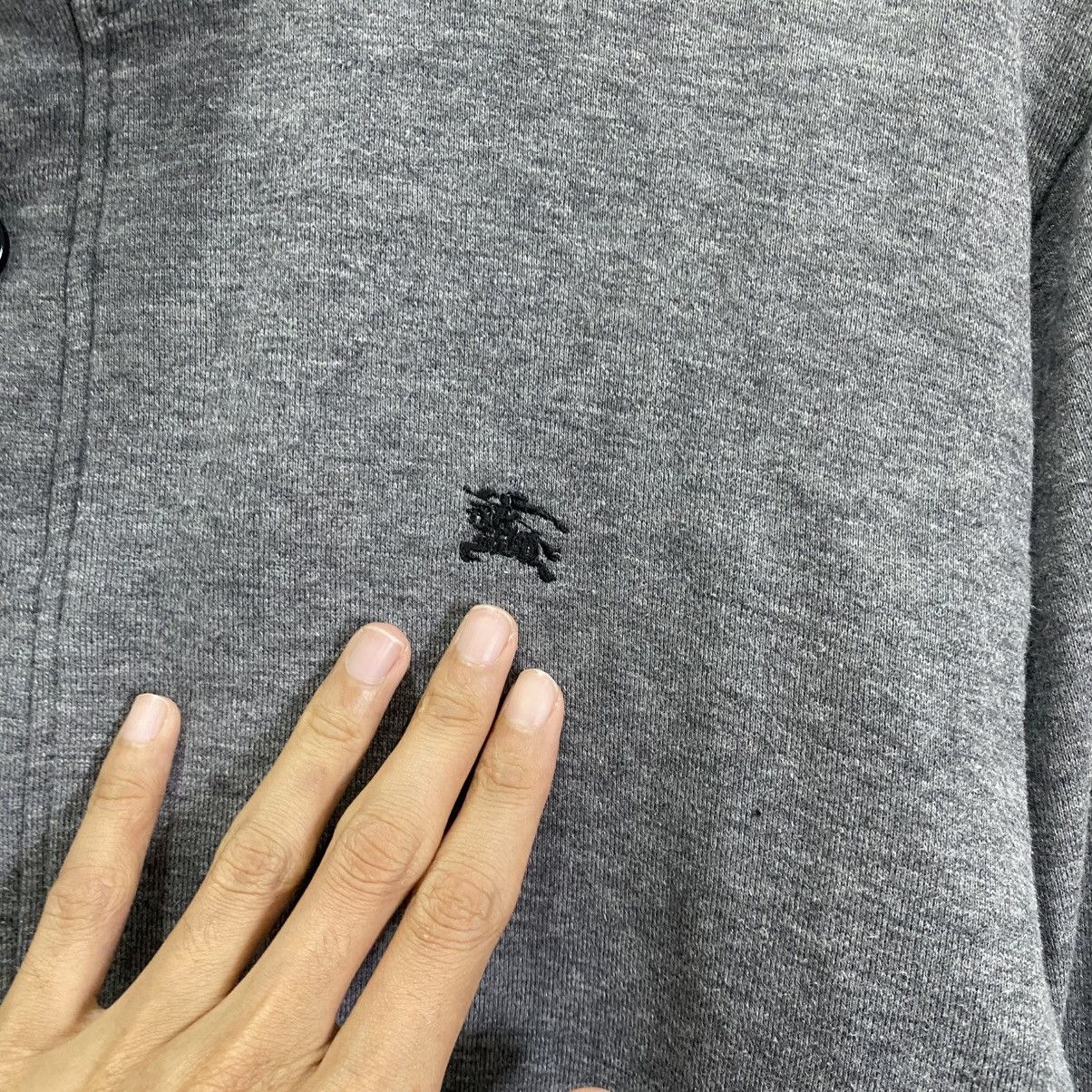 Burberry Burberry Black Label Mock Neck Button Pullover Sweatshirt Size US M / EU 48-50 / 2 - 7 Thumbnail