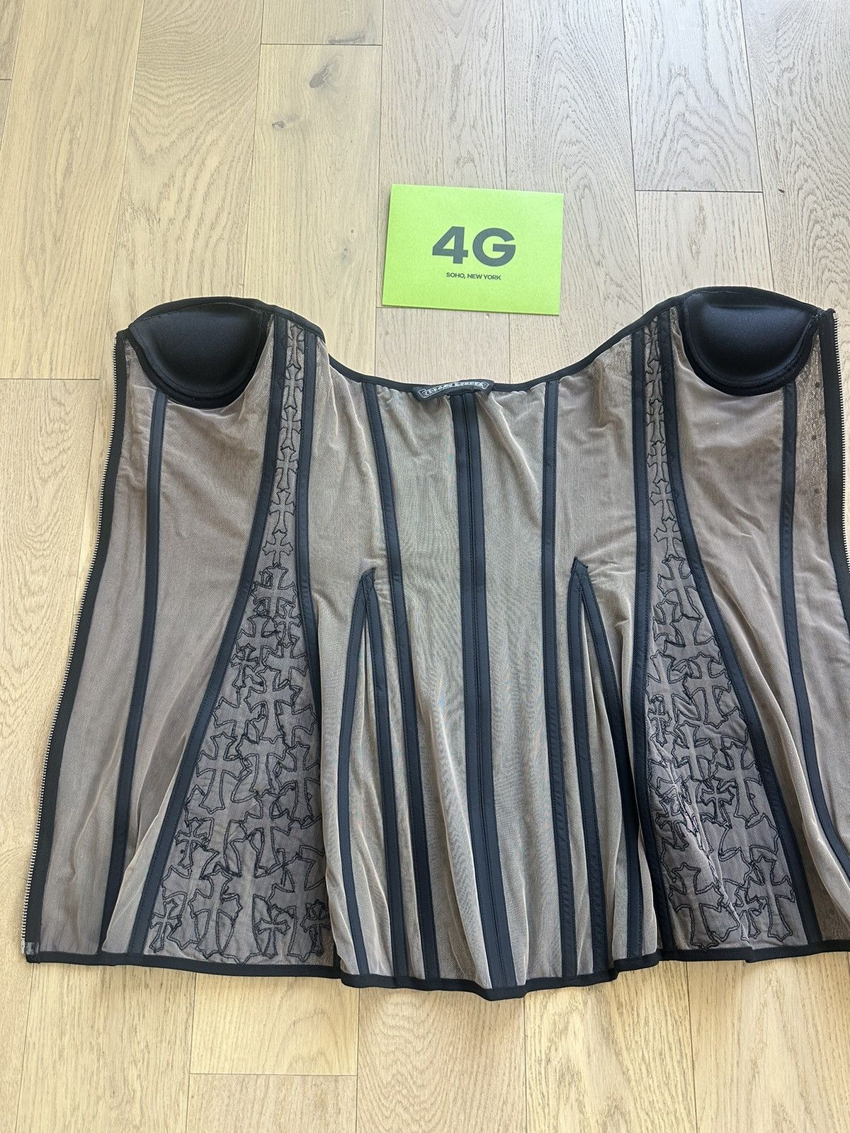 Chrome Hearts Chrome Hearts 1/1 FLOODED CROSS PATCH DRESS CORSET Size S / US 4 / IT 40 - 12 Thumbnail