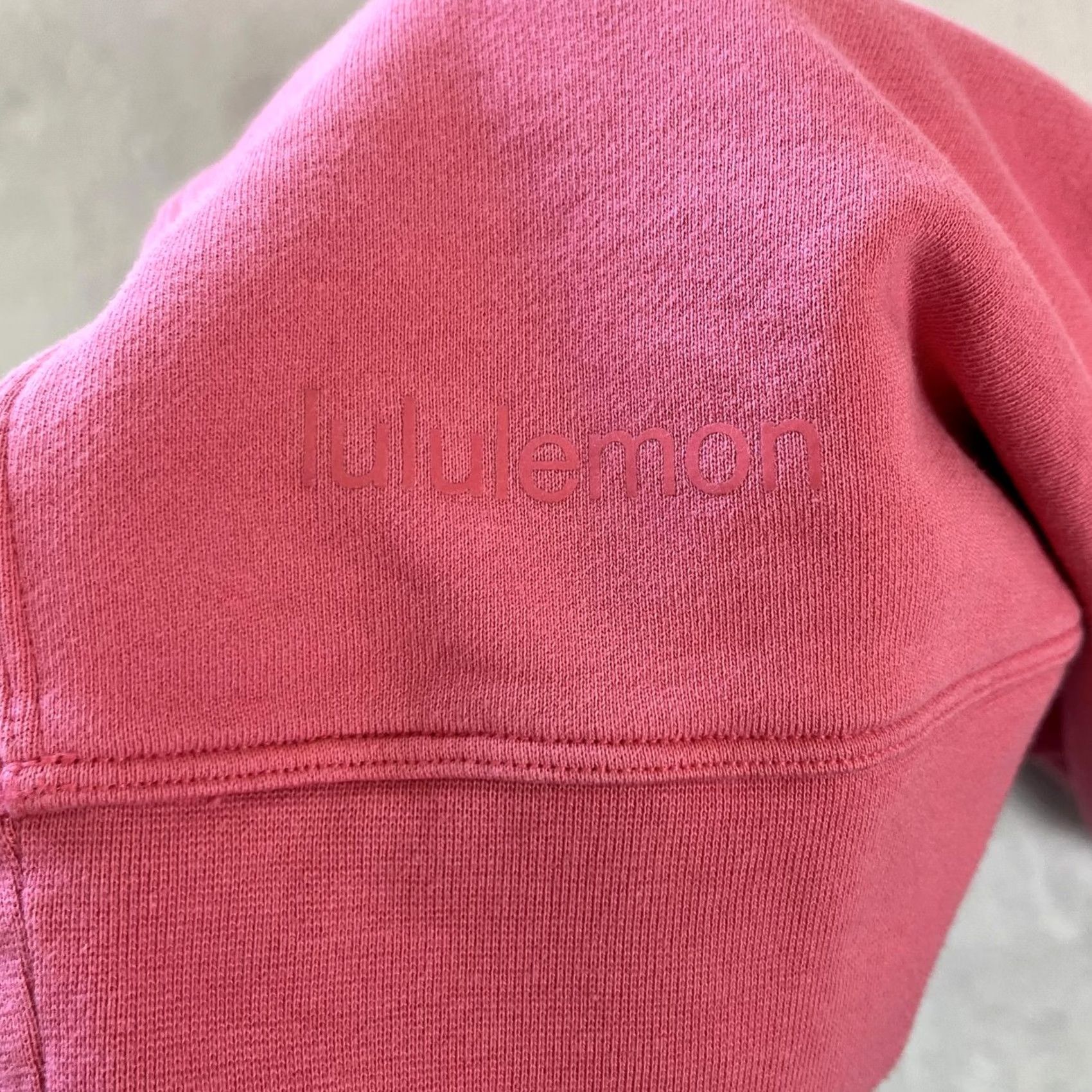 Lululemon Lululemon Sweatshirt Womens 18 Pink French Terry Relaxed Crewneck Pullover Size XXL / US 16-18 / IT 52-54 - 6 Thumbnail