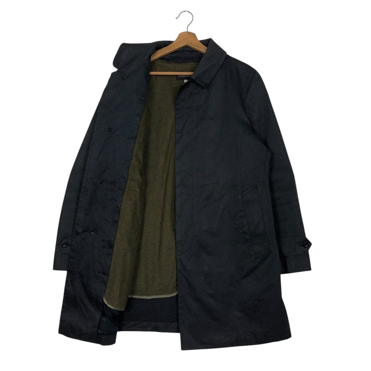 Japanese Brand 🔥VINTAGE LONG JACKET BLANKET TOMORROWLAND ISSEY MIYAKE Size US M / EU 48-50 / 2 - 12 Thumbnail