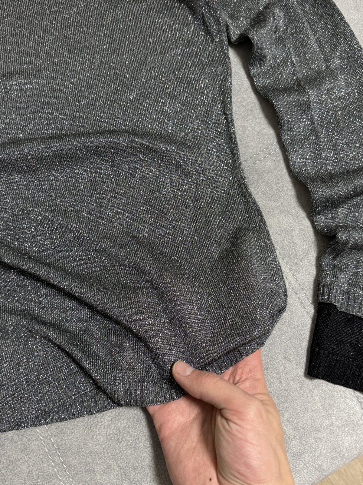 Versace × Versus Versace × Vintage Vintage Versace Versus asymmetric Y2K mesh sweatshirt Size M / US 6-8 / IT 42-44 - 5 Thumbnail