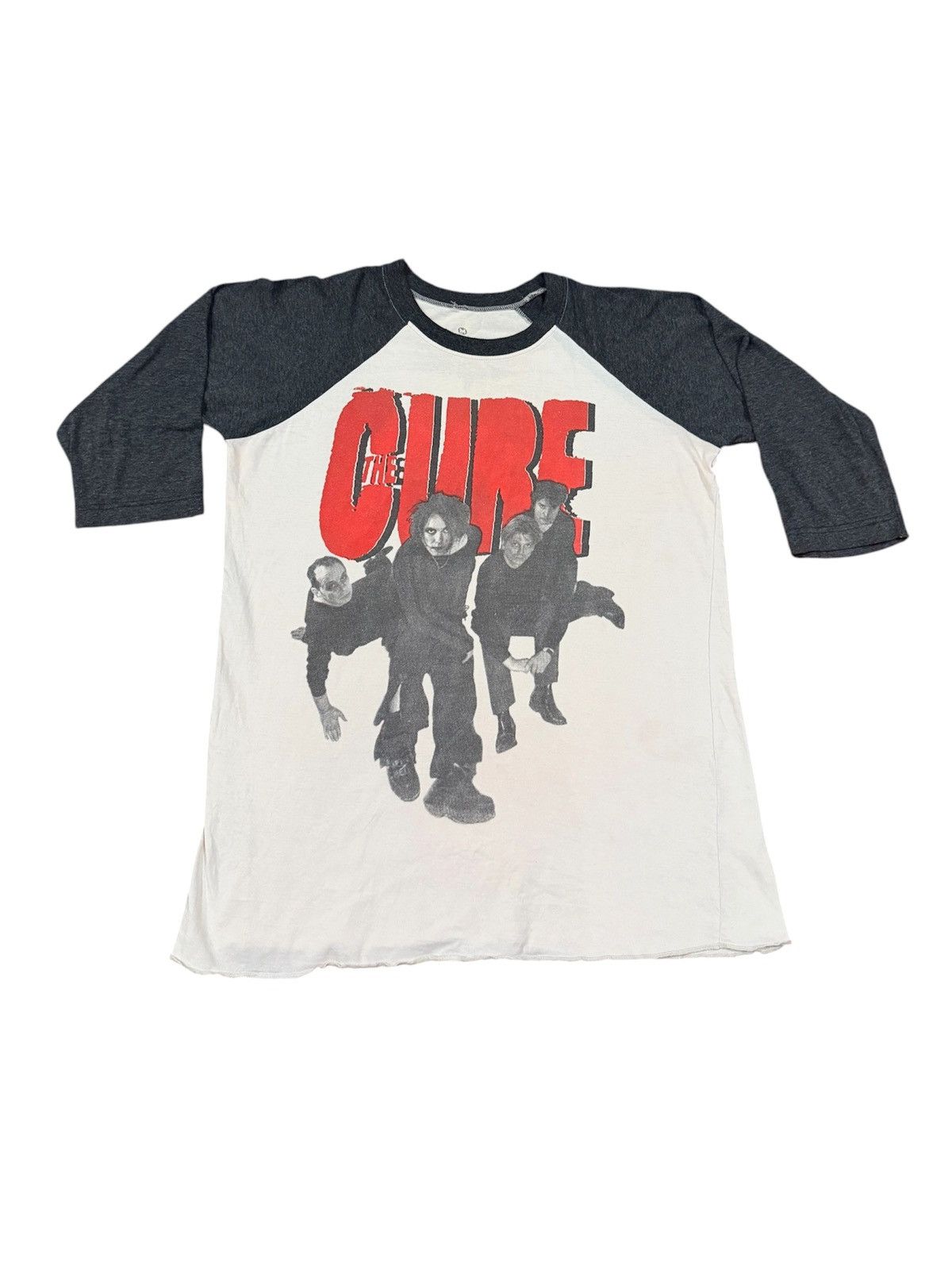 Band Tees The Cure Robert Smith Rock Band Raglan Baseball Tee Size US M / EU 48-50 / 2 - 1 Thumbnail