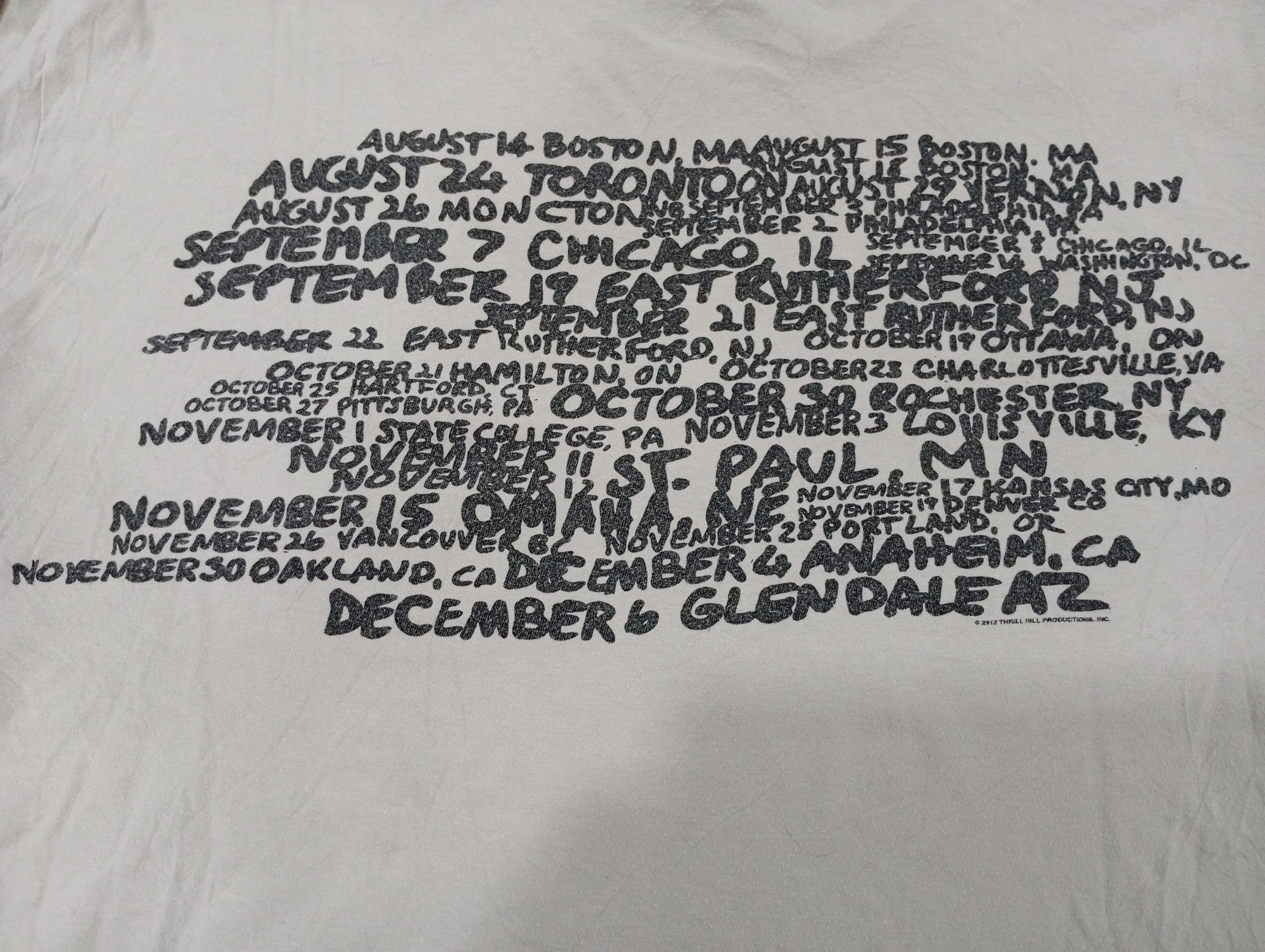 Band Tees × Vintage 🔥🔥Bruce Springsteen Wreckingball 2012 Tour LS T-Shirt Size US L / EU 52-54 / 3 - 22 Thumbnail