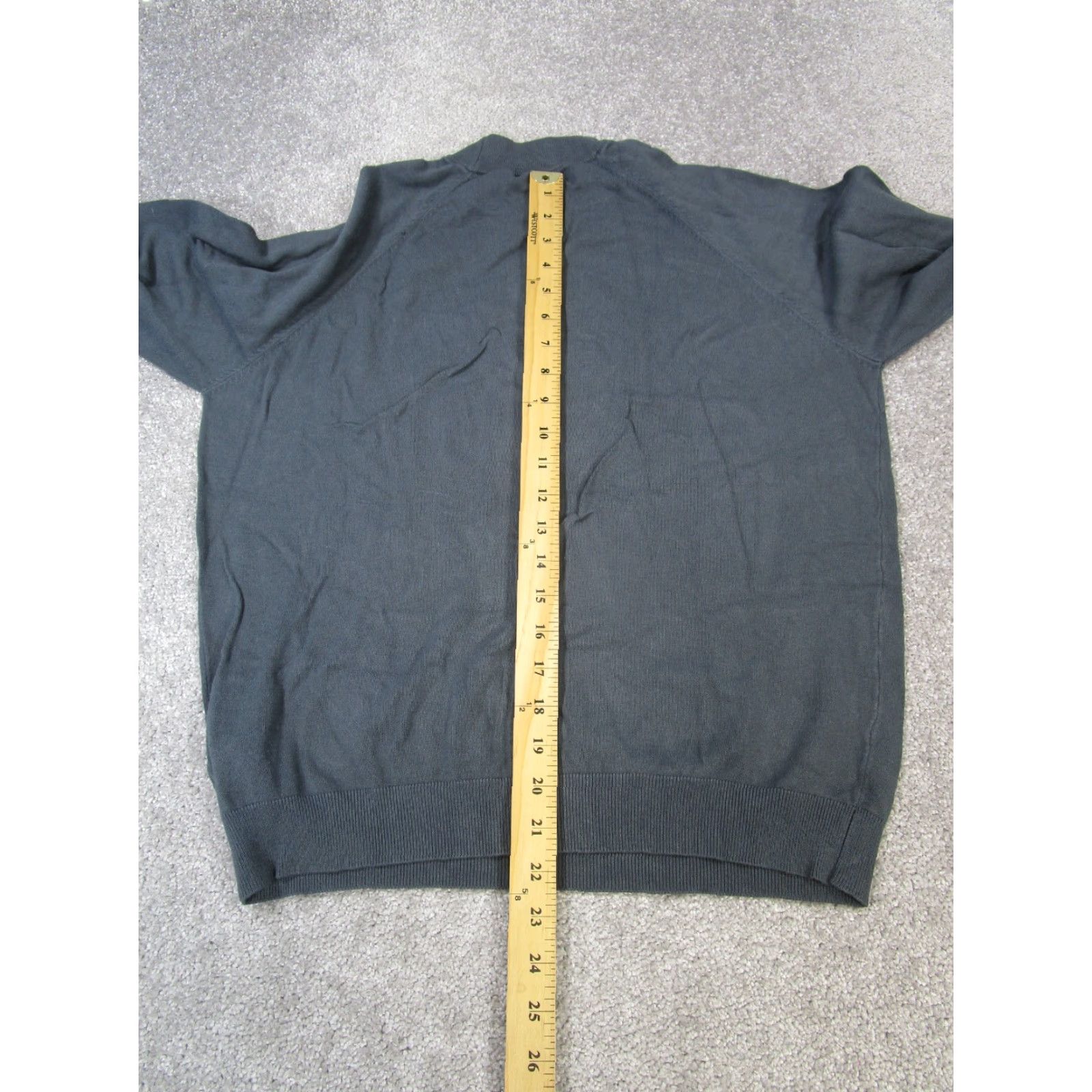 Zara VINTAGE Zara Sweater Pullover Women Medium Gray Knit 90s Mock Neck Long Sleeve Size M / US 6-8 / IT 42-44 - 7 Thumbnail