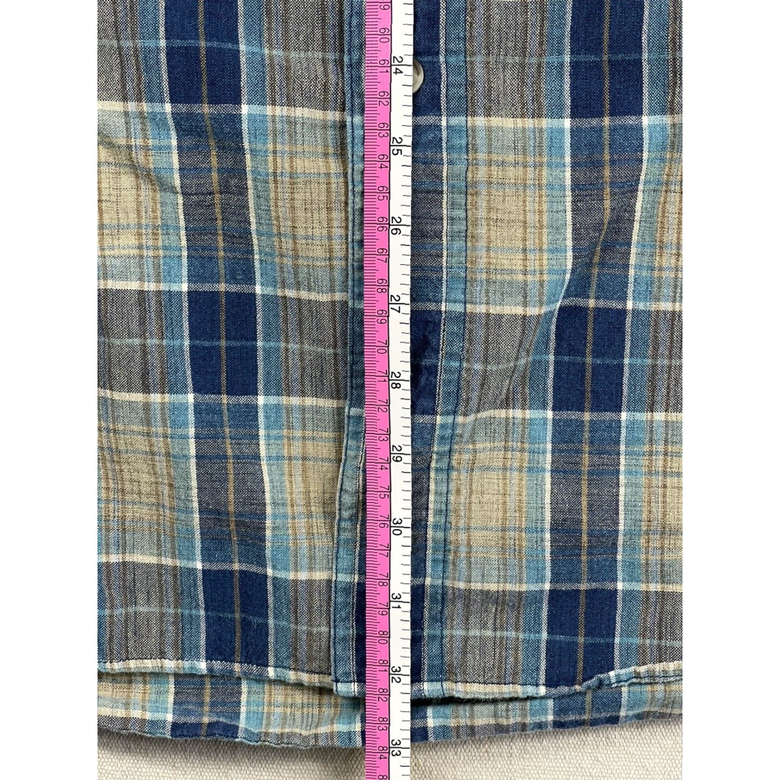 Vintage VINTAGE Woolrich Mens Shirt Plaid Button Down Short Sleeve Sz L Casual Fishing Hiking Size US L / EU 52-54 / 3 - 7 Thumbnail