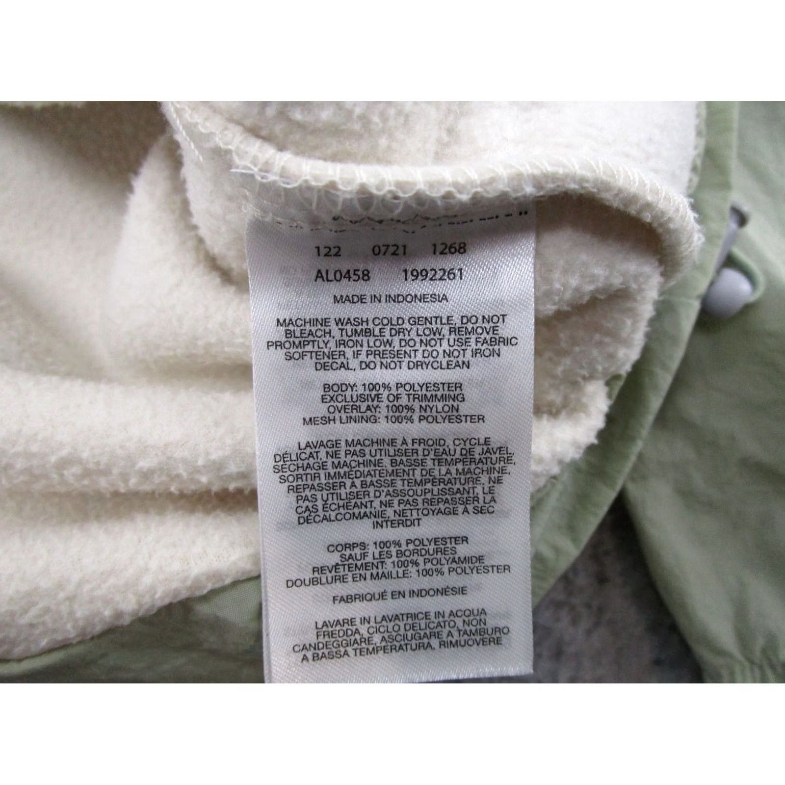 Vintage Columbia Women’s Lightweight Jacket Fleece Nylon 1/4 Zip Hooded Size M Outdoors Size M / US 6-8 / IT 42-44 - 4 Thumbnail