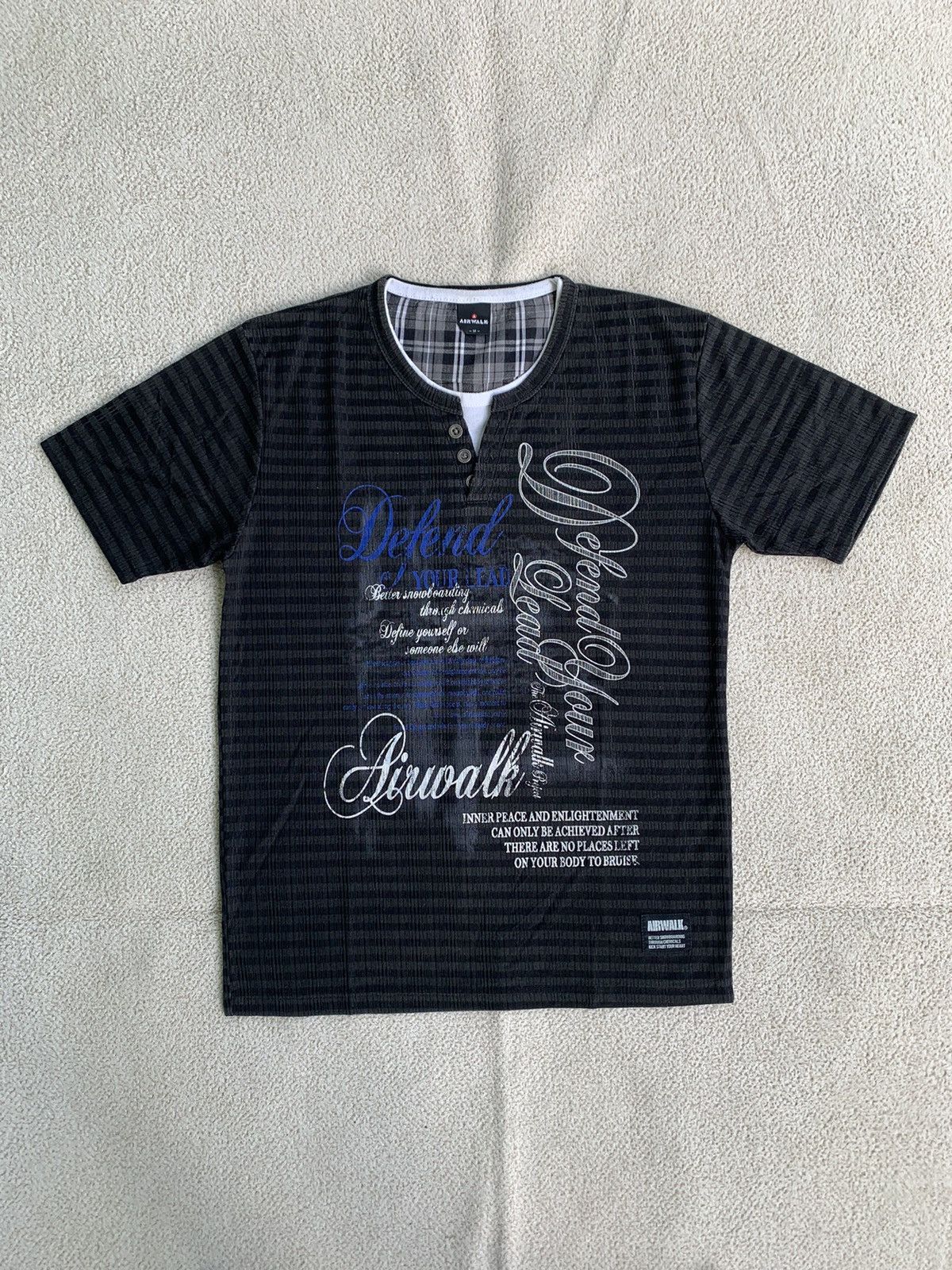 Hysteric Glamour × If Six Was Nine × KMRii JAPANESE POEM GOTHIC AIRWALK DOUBLE LAYER TSHIRT TEE Size US M / EU 48-50 / 2 - 1 Thumbnail