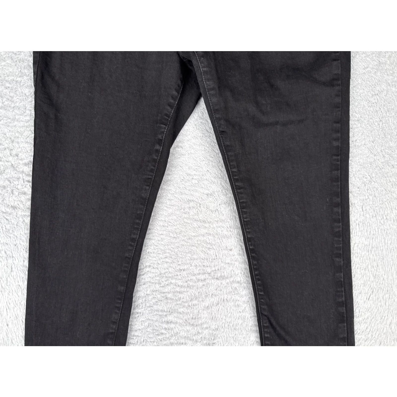 Denime VINTAGE? No — (Skip, since not vintage) a.n.a A New Approach Jeans Women's 10 Black Mid Rise Skinny Stretch Denim Pants Size 32" / US 10 / IT 46 - 3 Thumbnail