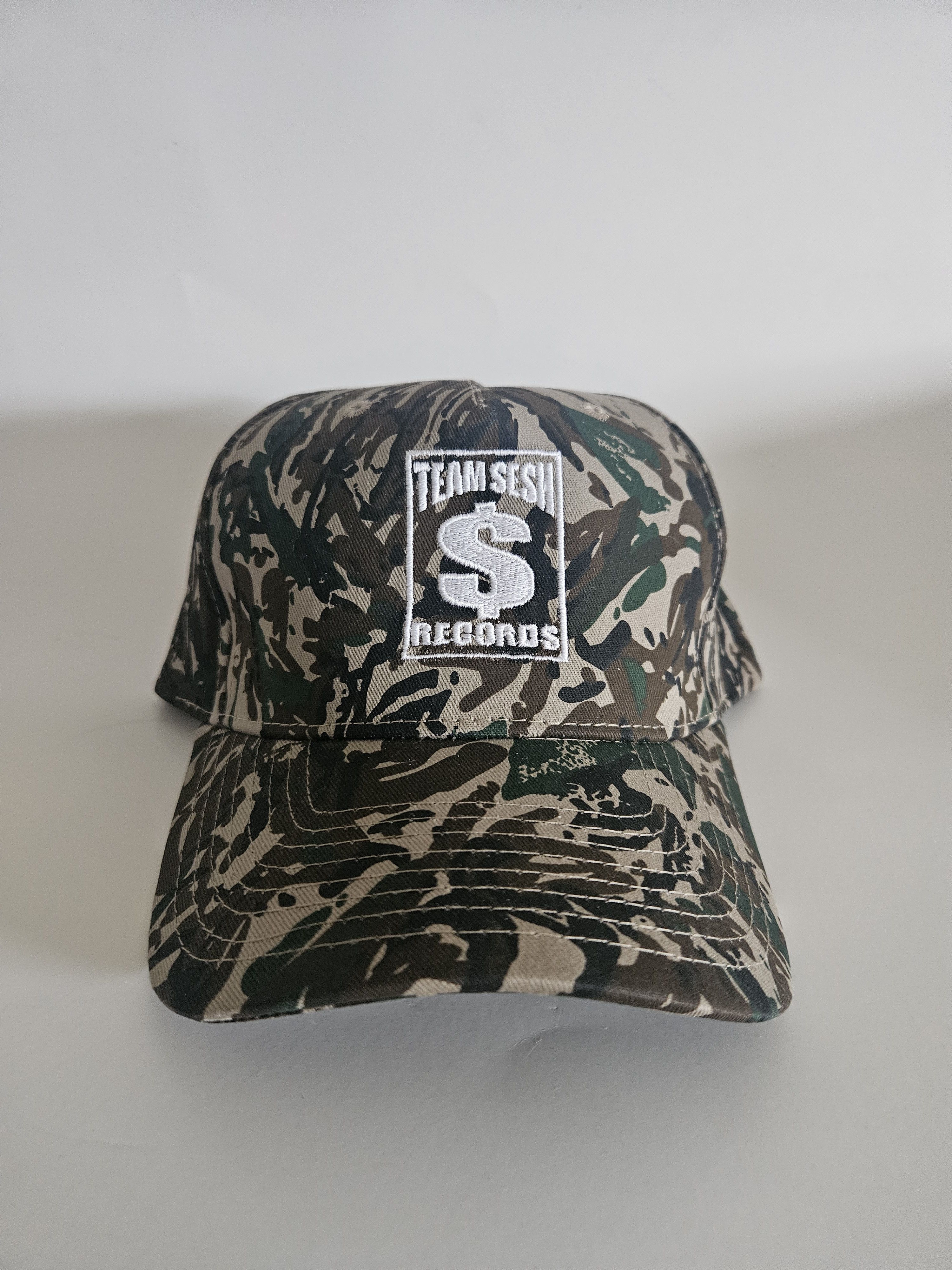Bones × TeamSESH Teamsesh Records Camo Hat Size ONE SIZE - 1 Thumbnail