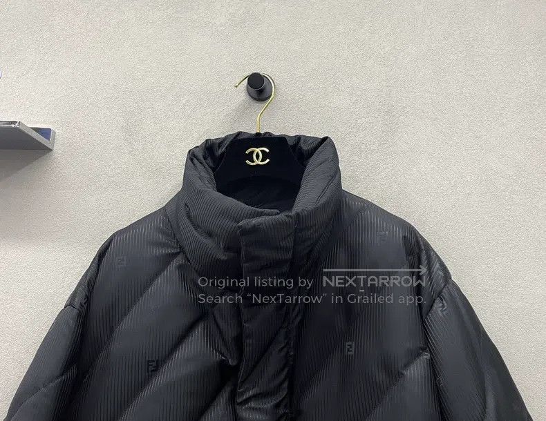 Fendi Fendi Black Striped Puffer Jacket Size US L / EU 52-54 / 3 - 4 Thumbnail