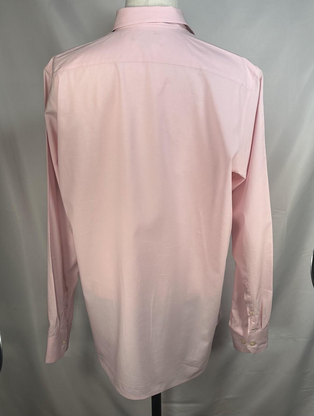 Banana Republic Banana Republic Tall Slim Fit L/S Button Up Pink Men L Size US L / EU 52-54 / 3 - 2 Thumbnail