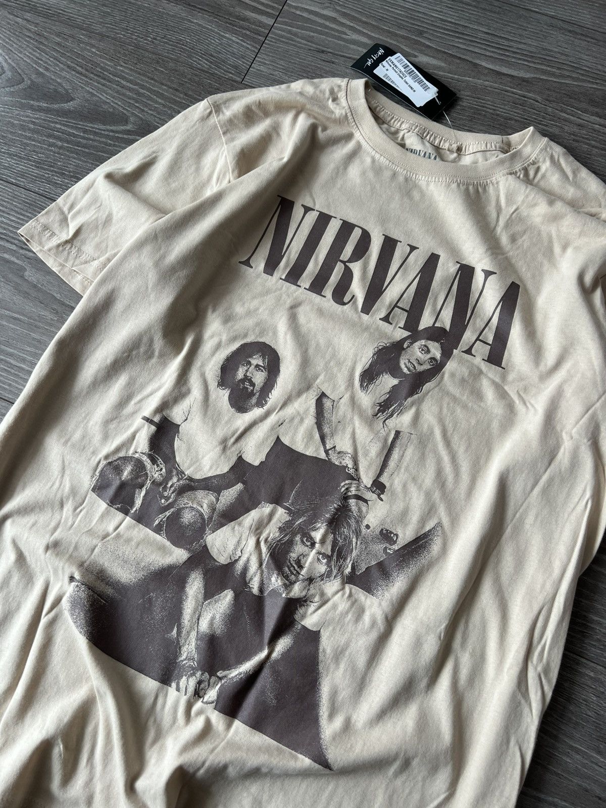 Band Tees × Nirvana ‼️Nirvana Big Logo Band New with Tags Merch Tee‼️ Size US M / EU 48-50 / 2 - 13 Thumbnail