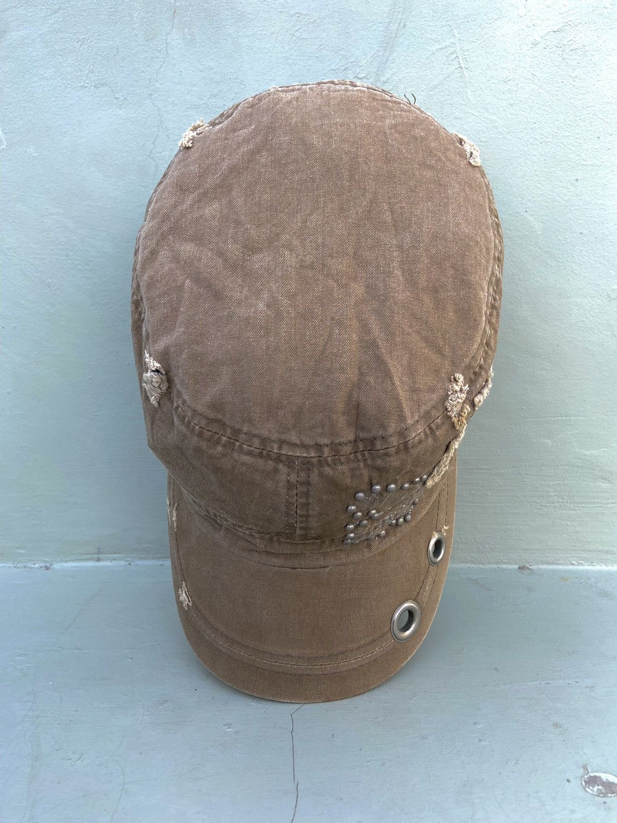 If Six Was Nine 2000s punk button studded ifsix was nine patrol hat Size ONE SIZE - 5 Thumbnail