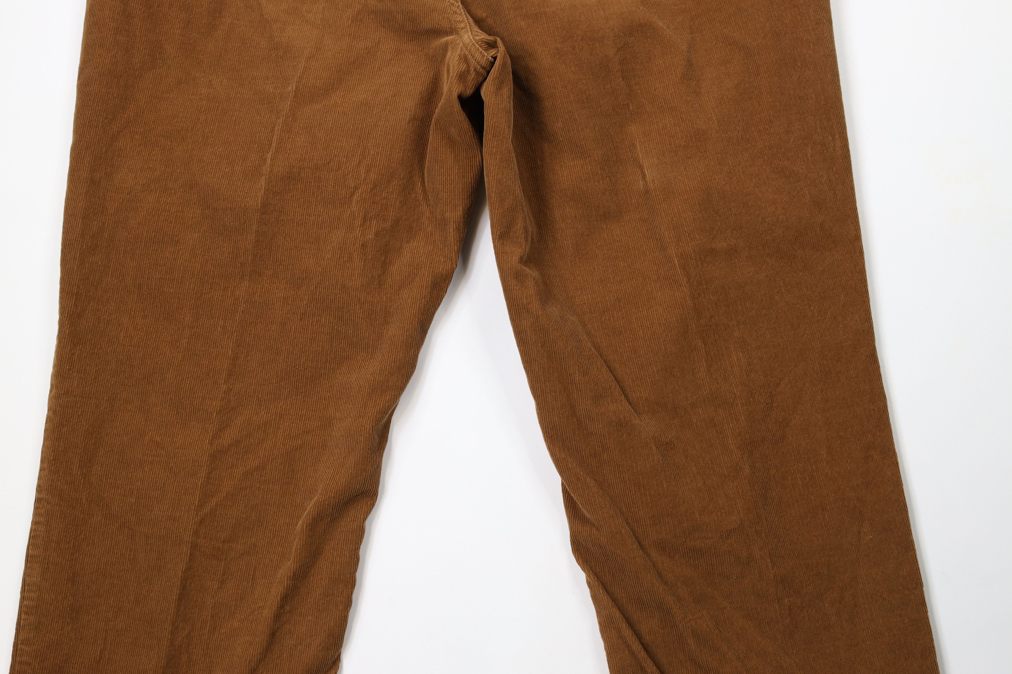 Lands' End × Vintage Vintage Lands End Fit Faded Wide Leg Corduroy Pants Brown Size US 44 / EU 60 - 9 Thumbnail