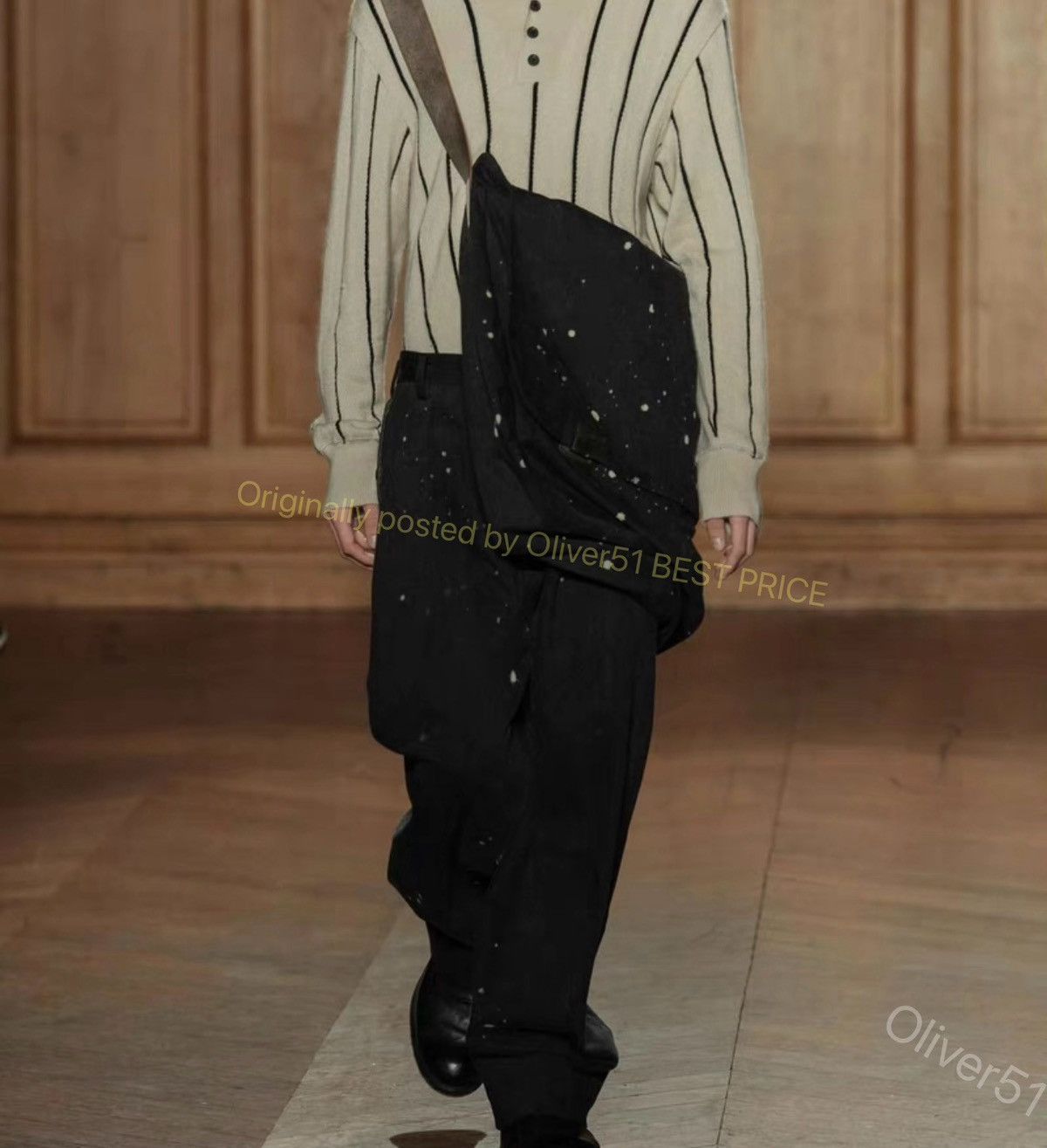 Ziggy Chen Ziggy Chen x Iolom 24AW ink‑splatter large bag YYYY17/2610 Size ONE SIZE - 1 Thumbnail