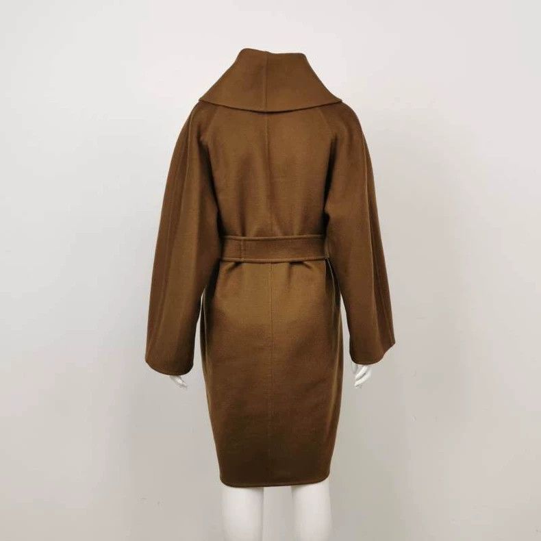 Max Mara Max Mara Cashmere solid color waist lapel coat Size S / US 4 / IT 40 - 2 Thumbnail
