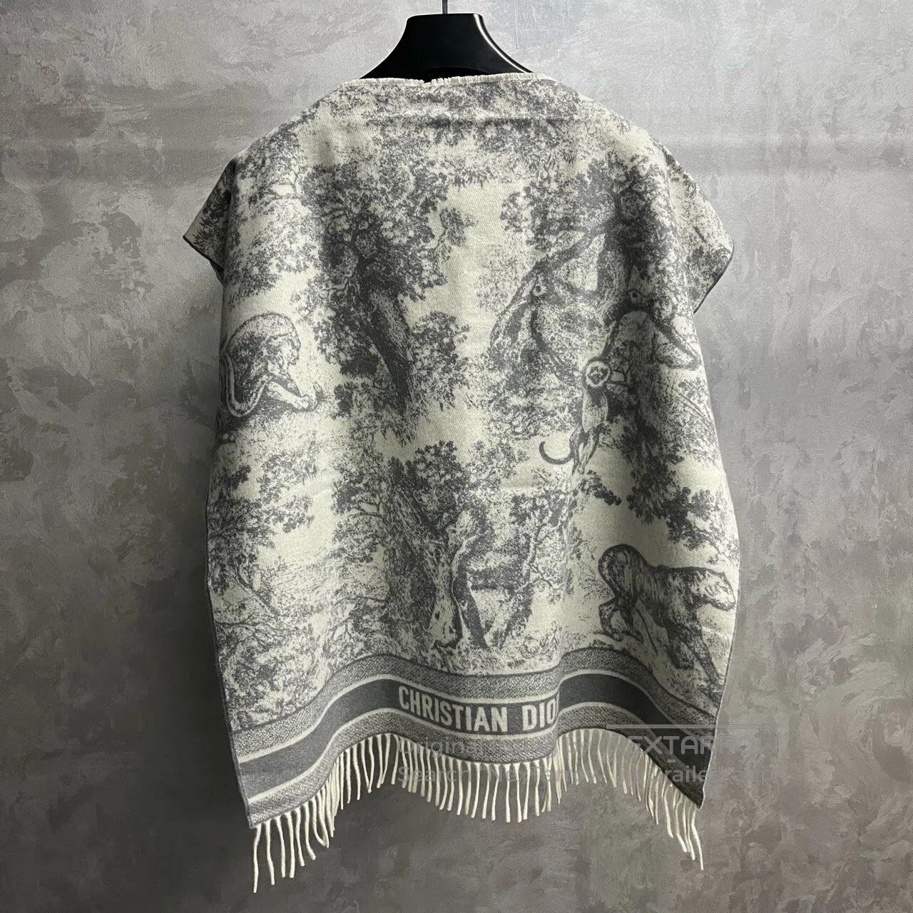 Dior Dior Printed sleeveless cloak or cloak-like garment| Size ONE SIZE - 5 Thumbnail