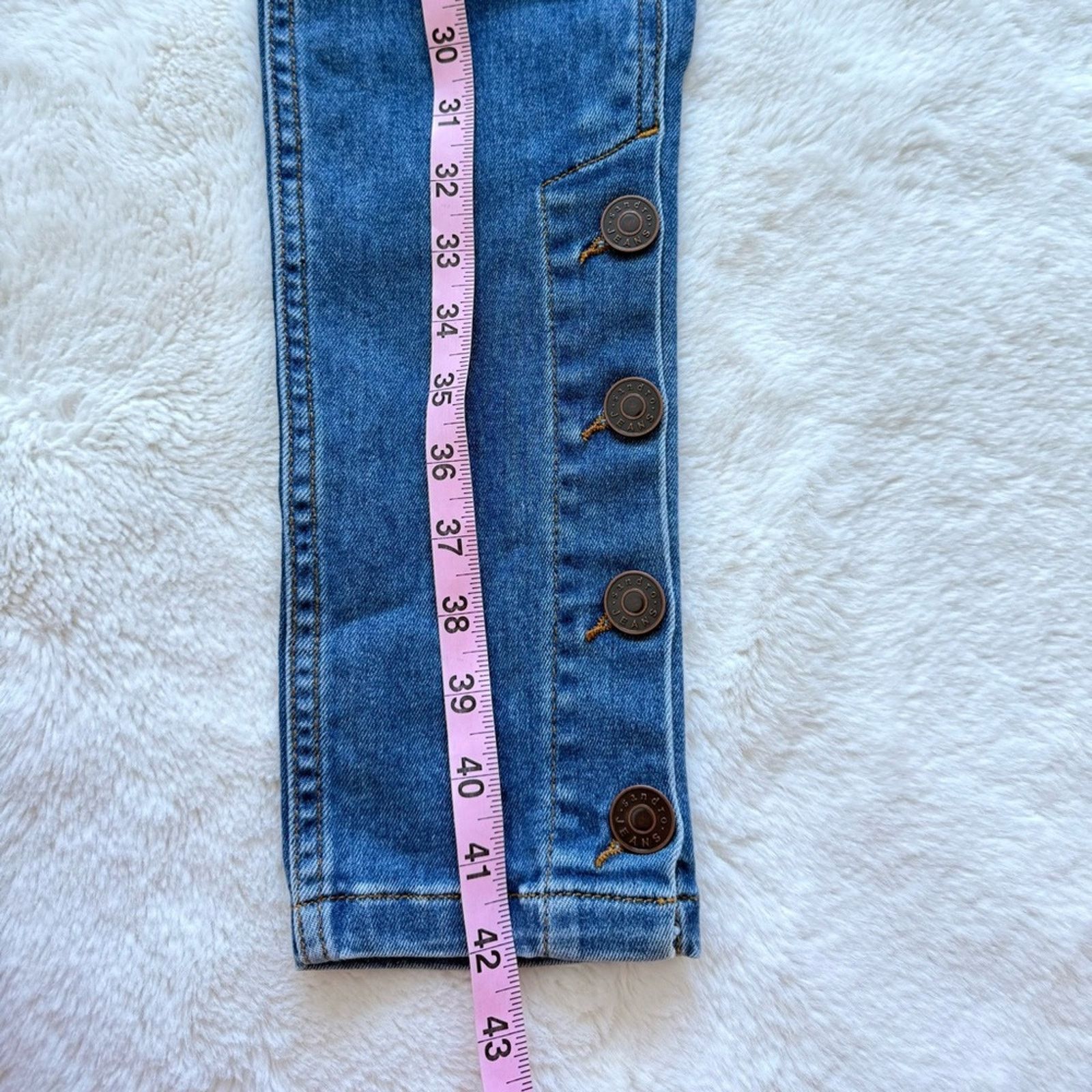 Sandro women skinny jeans size 38 or 6 US