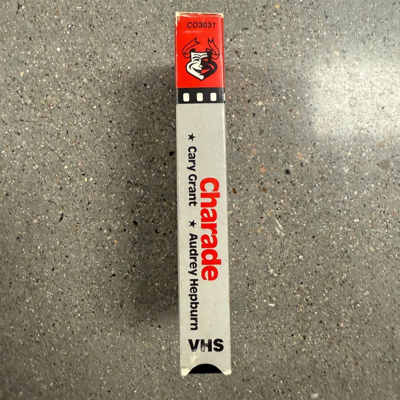 Designer Charade VHS 1964 Movie Video Treasures Audrey Hepburn Rare Size ONE SIZE - 5 Thumbnail