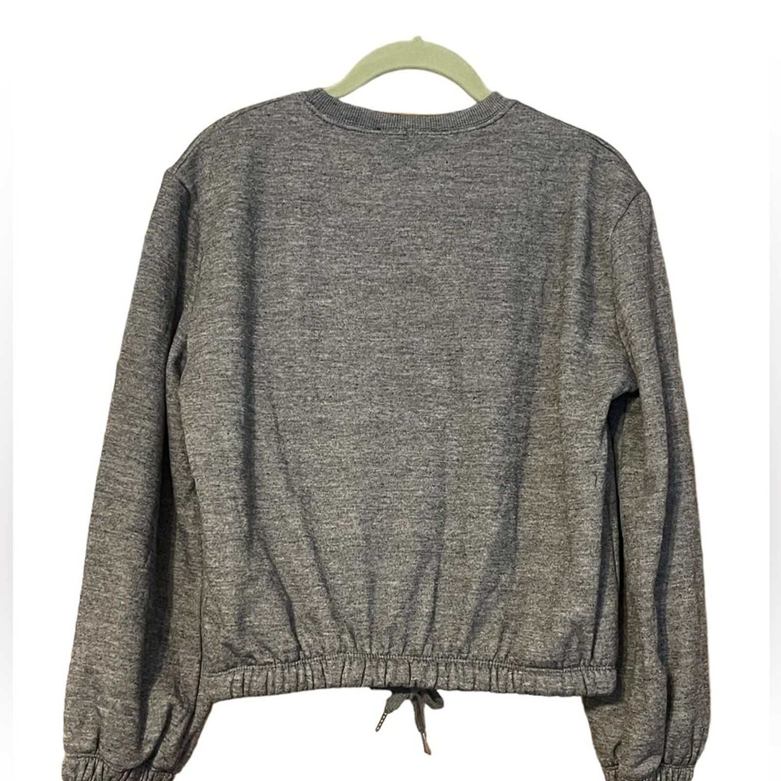 Other Derek Heart NWT Small Women Gray Pullover Fleece Sweatshirt Size S / US 4 / IT 40 - 2 Thumbnail