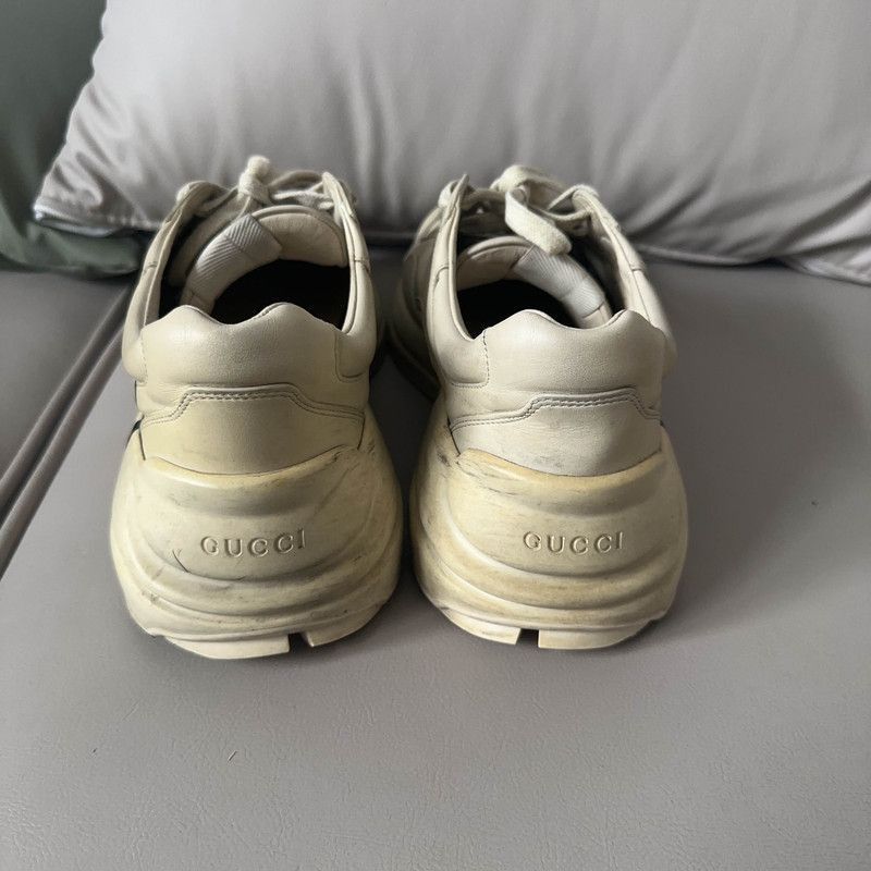 Gucci Gucci Rhyton Leather Vintage Low-Top Sneakers - Size US 7 / EU 40 - 3 Thumbnail