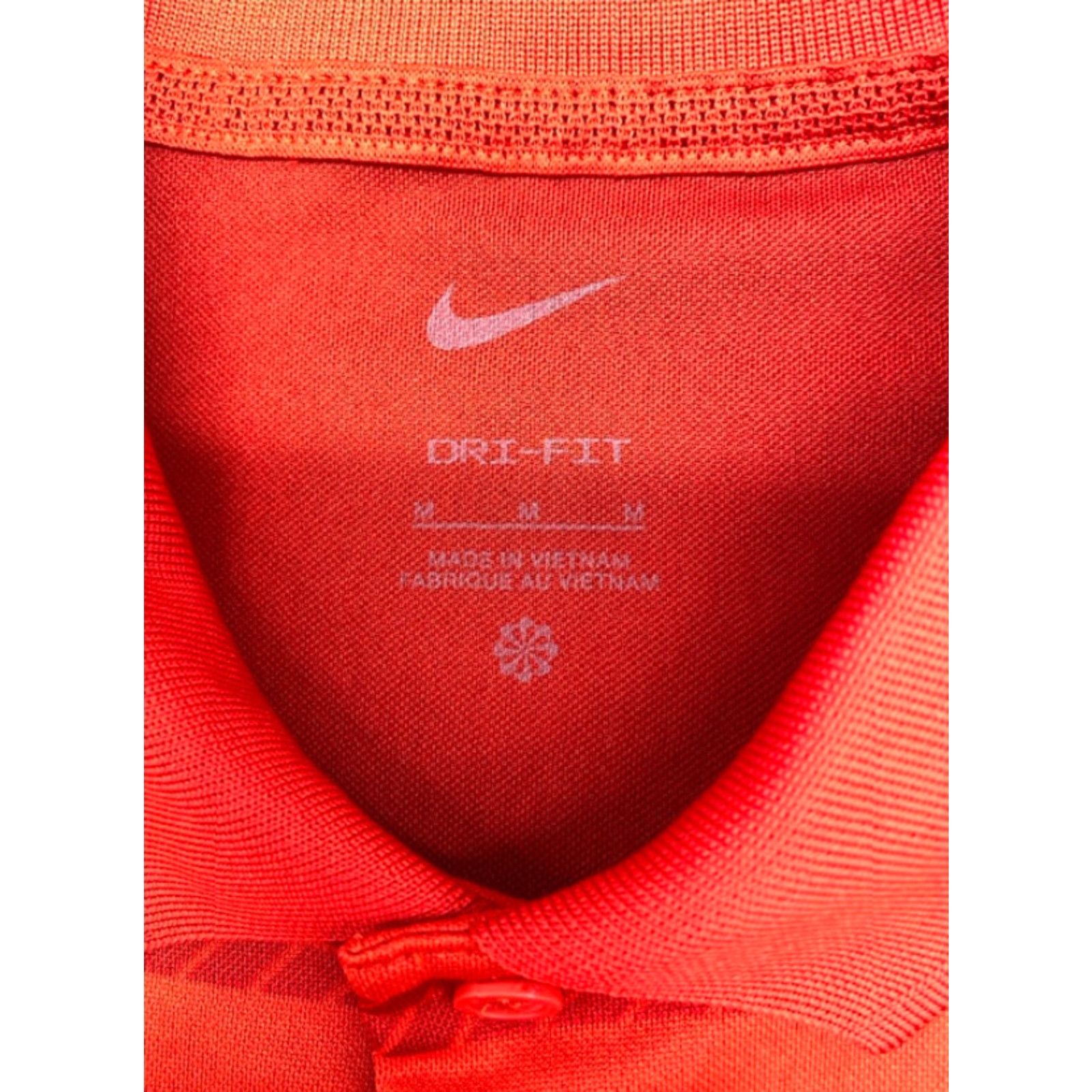 Nike Nike Polo Shirt Mens M Red Striped Dri-Fit Performance Logo Golf Shirt Size US M / EU 48-50 / 2 - 2 Thumbnail