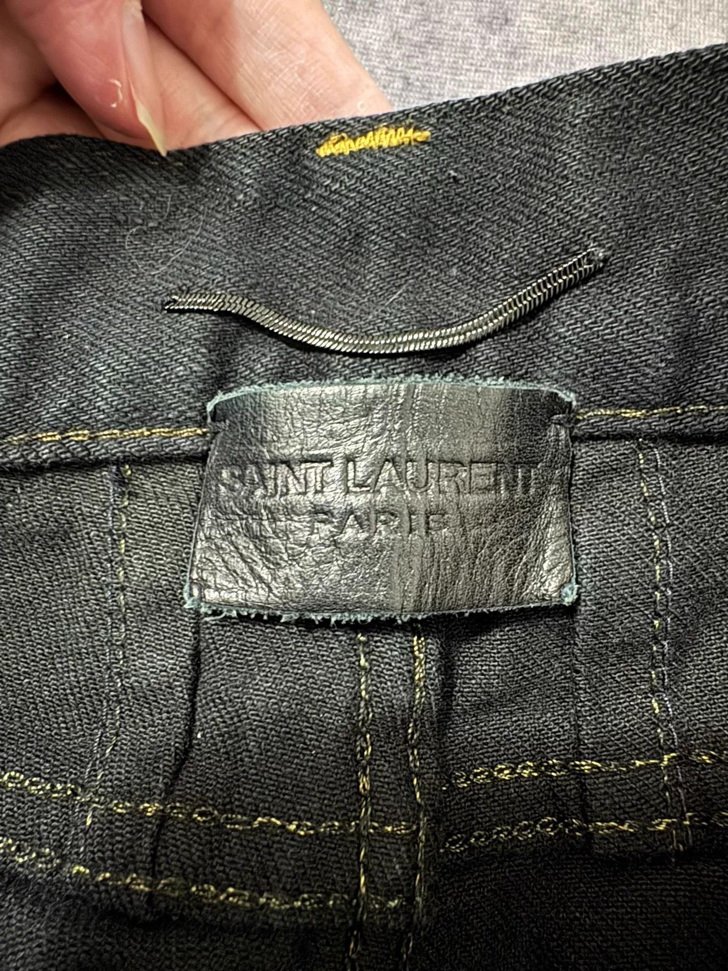 Saint Laurent Paris Authentic Saint Laurent SLP16FW distressed jeans Size 29" - 5 Thumbnail