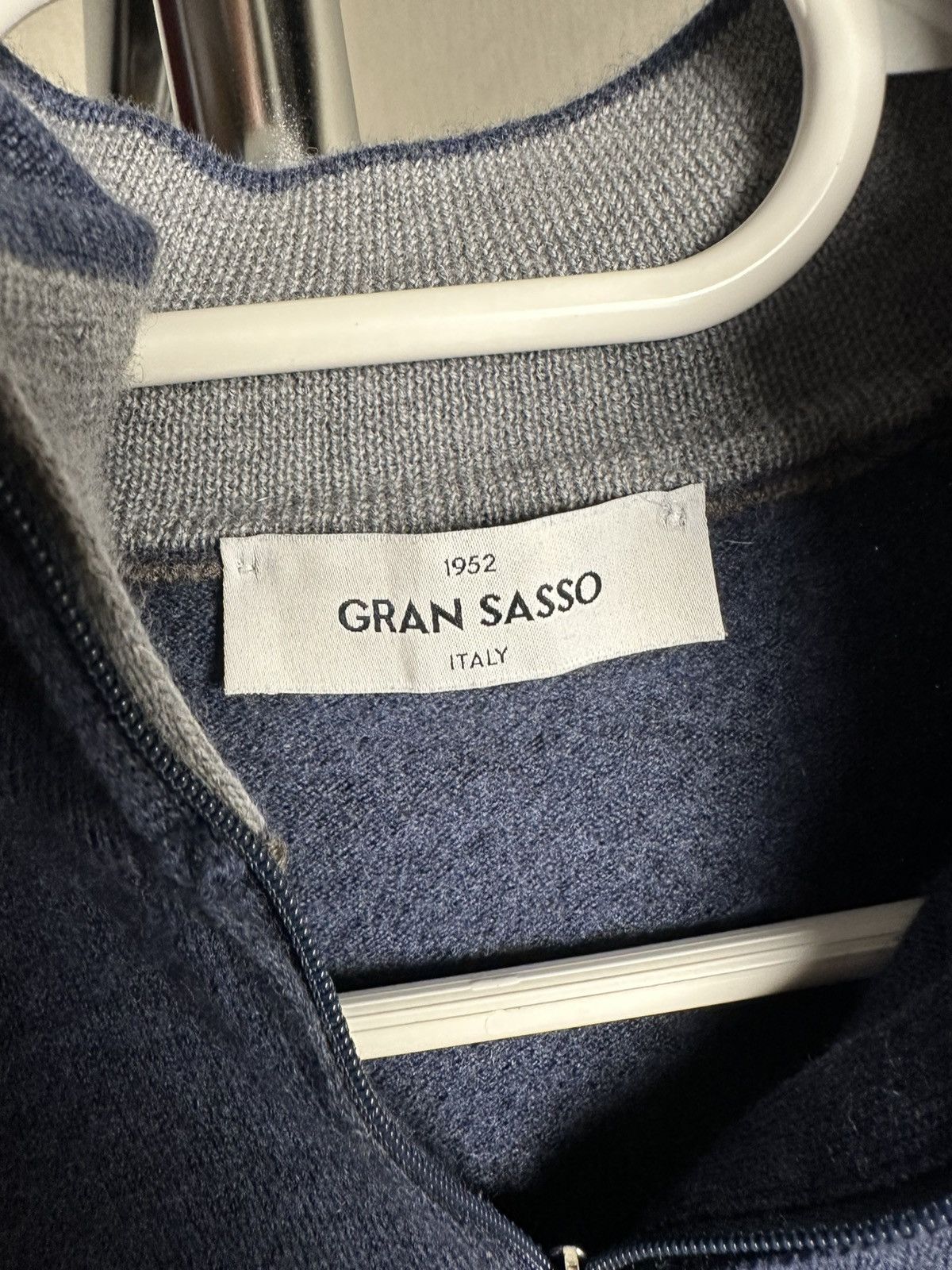 Gran Sasso Gran Sasso Wool Lana Wool half zip sweater Size US M / EU 48-50 / 2 - 2 Thumbnail