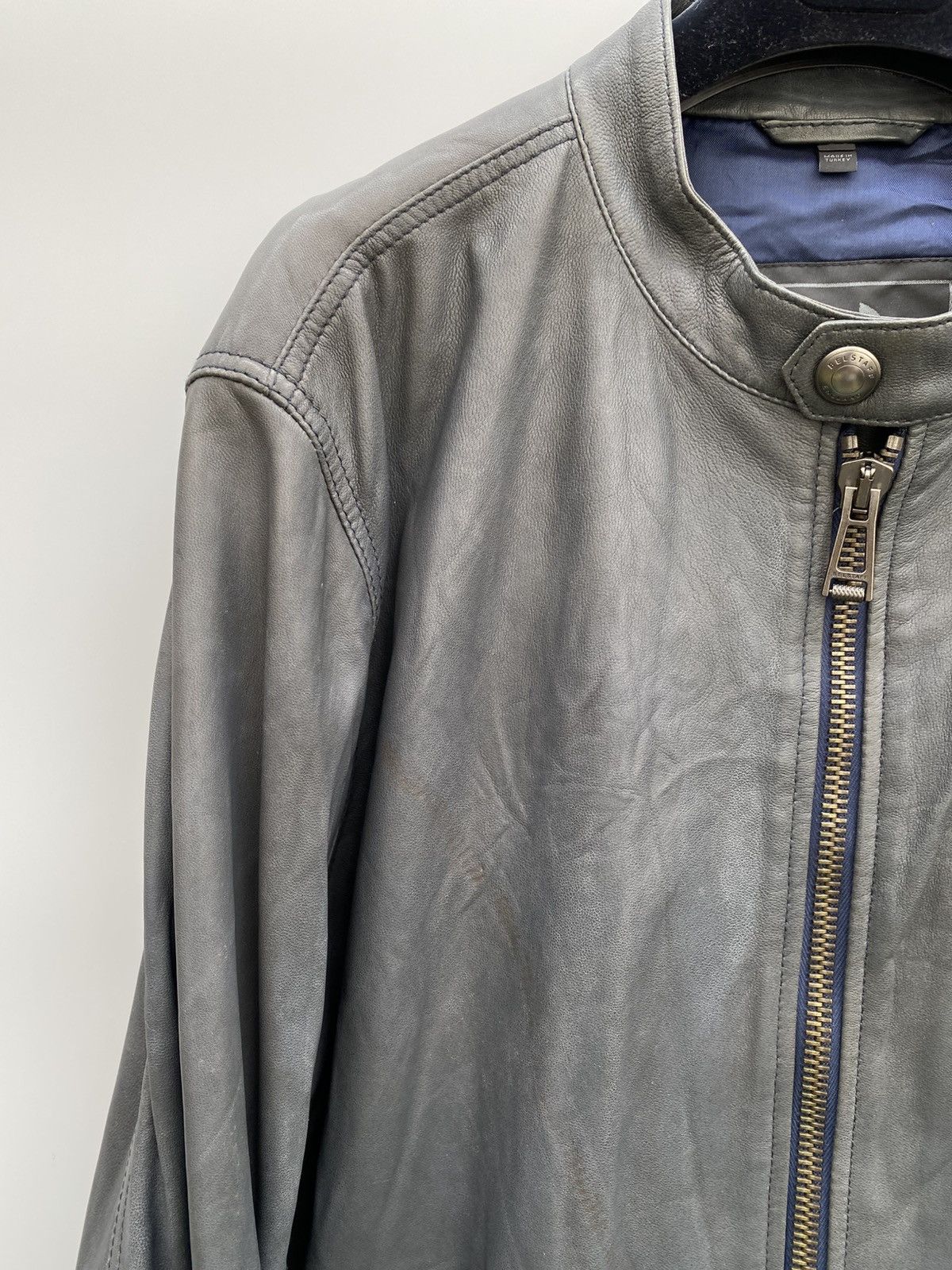 Belstaff Belstaff- Cafe Racer Leather Jacket Size US L / EU 52-54 / 3 - 5 Thumbnail