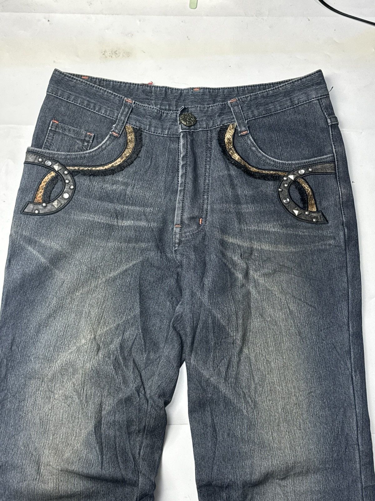 If Six Was Nine Flare Japanese Denim Casa Jeans Styled Size US 29 - 3 Thumbnail