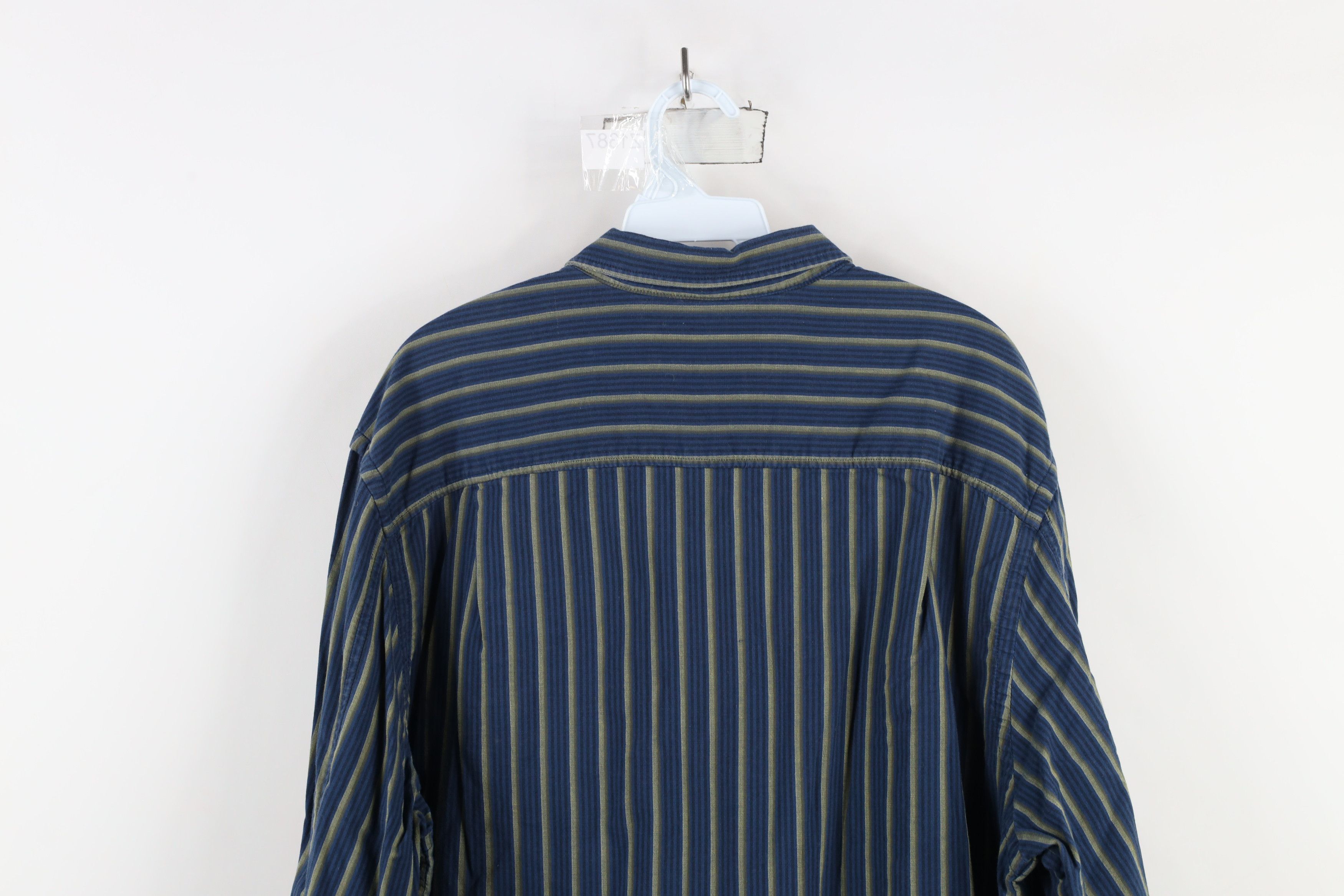 Tommy Bahama × Vintage Vintage Tommy Bahama Blend Striped Collared Button Shirt Size US XL / EU 56 / 4 - 9 Thumbnail