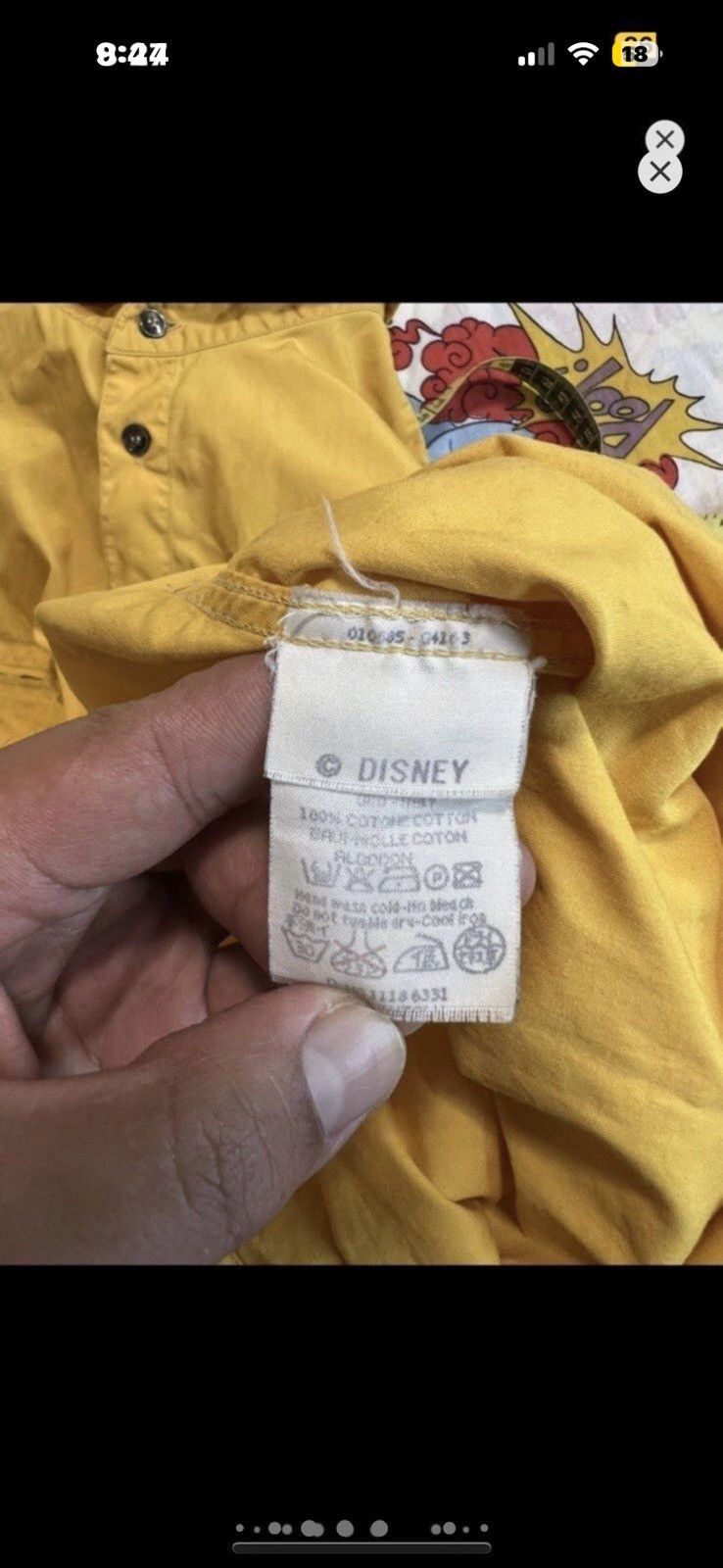 Iceberg ***FINAL DROP***RARE 90s ICEBERG X DISNEY BUTTON UP L Size US L / EU 52-54 / 3 - 13 Thumbnail