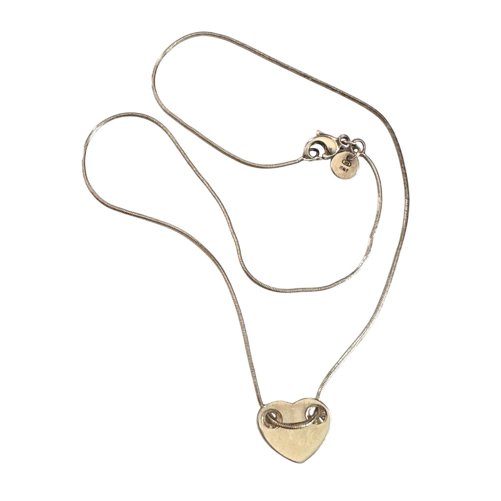 Tiffany & Co. Tiffany and Co Threaded Heart Necklace Size ONE SIZE - 13 Thumbnail