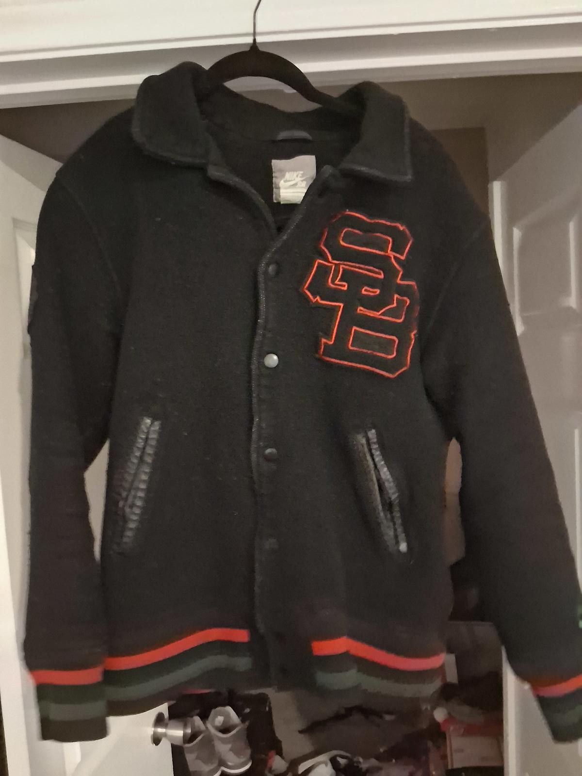 Nike RARE NIKE SB VARSITY JACKET sz L Size ONE SIZE - 1 Thumbnail
