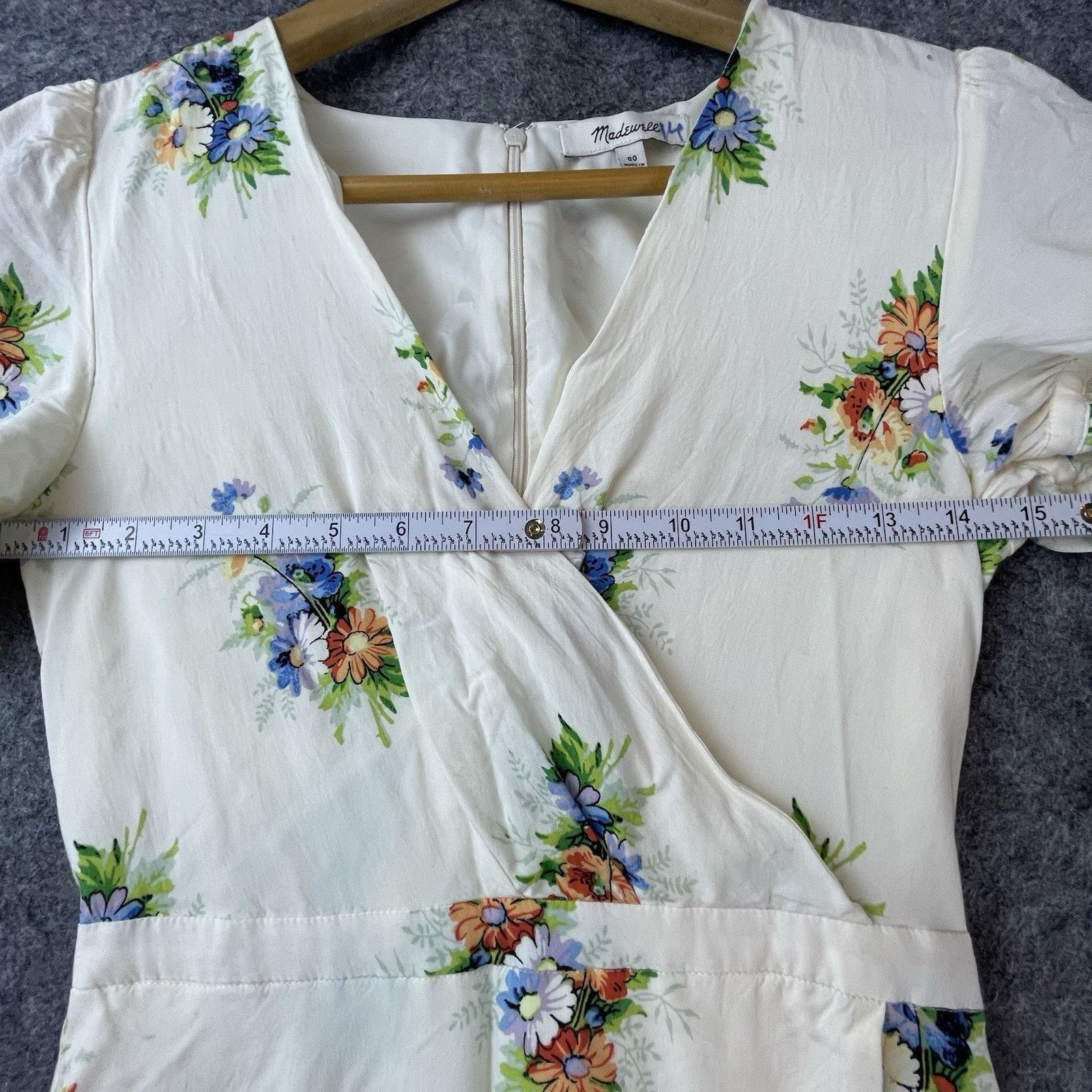 Madewell Madewell Dress 00 Ruffle Sleeve Maxi Corsage Summer Romantic Size XXS / US 00 / IT 34 - 4 Thumbnail